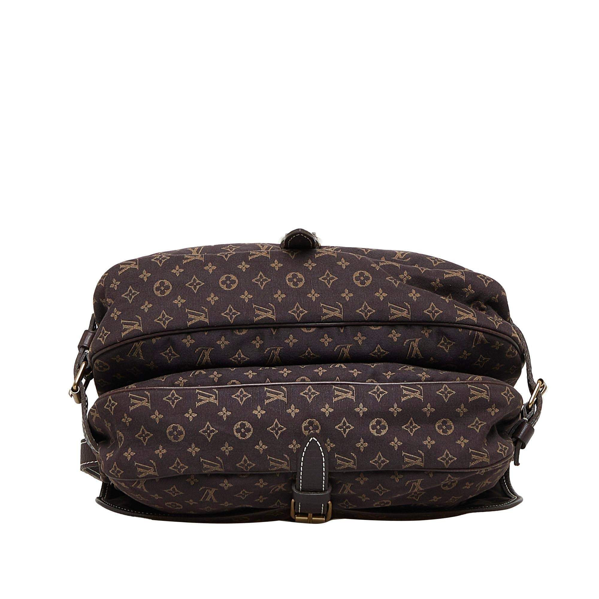 Louis Vuitton Monogram Mini Lin Saumur 30 (SHG-gnUwQC)