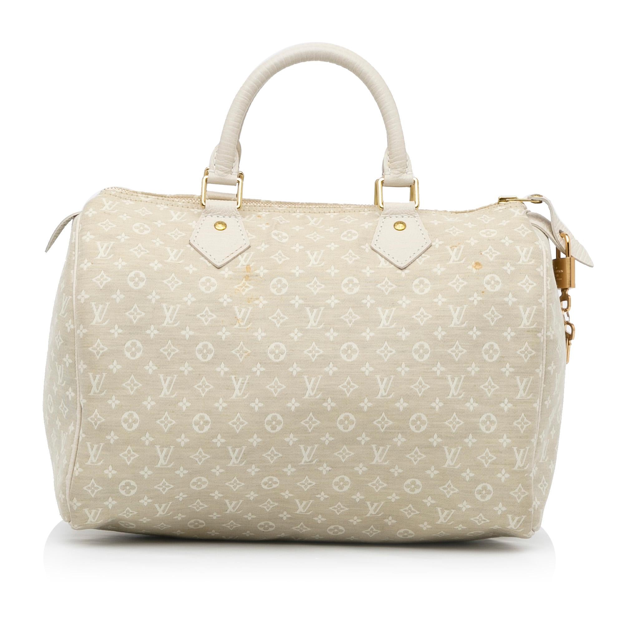 Louis Vuitton Monogram Mini Lin Speedy 30