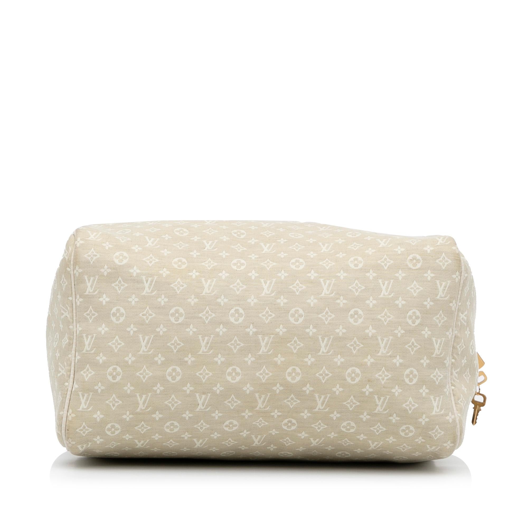 Louis Vuitton Monogram Mini Lin Speedy 30