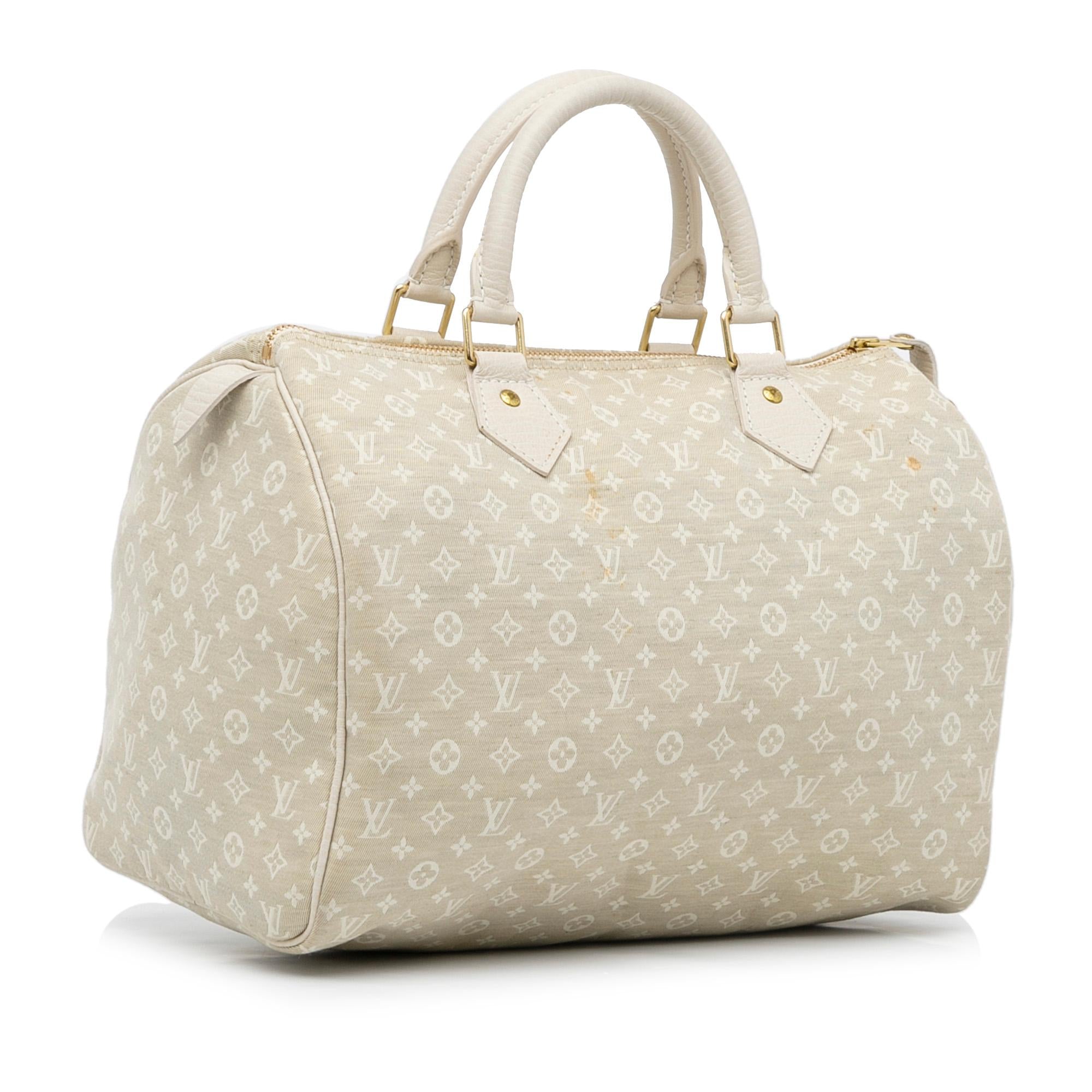 Louis Vuitton Monogram Mini Lin Speedy 30