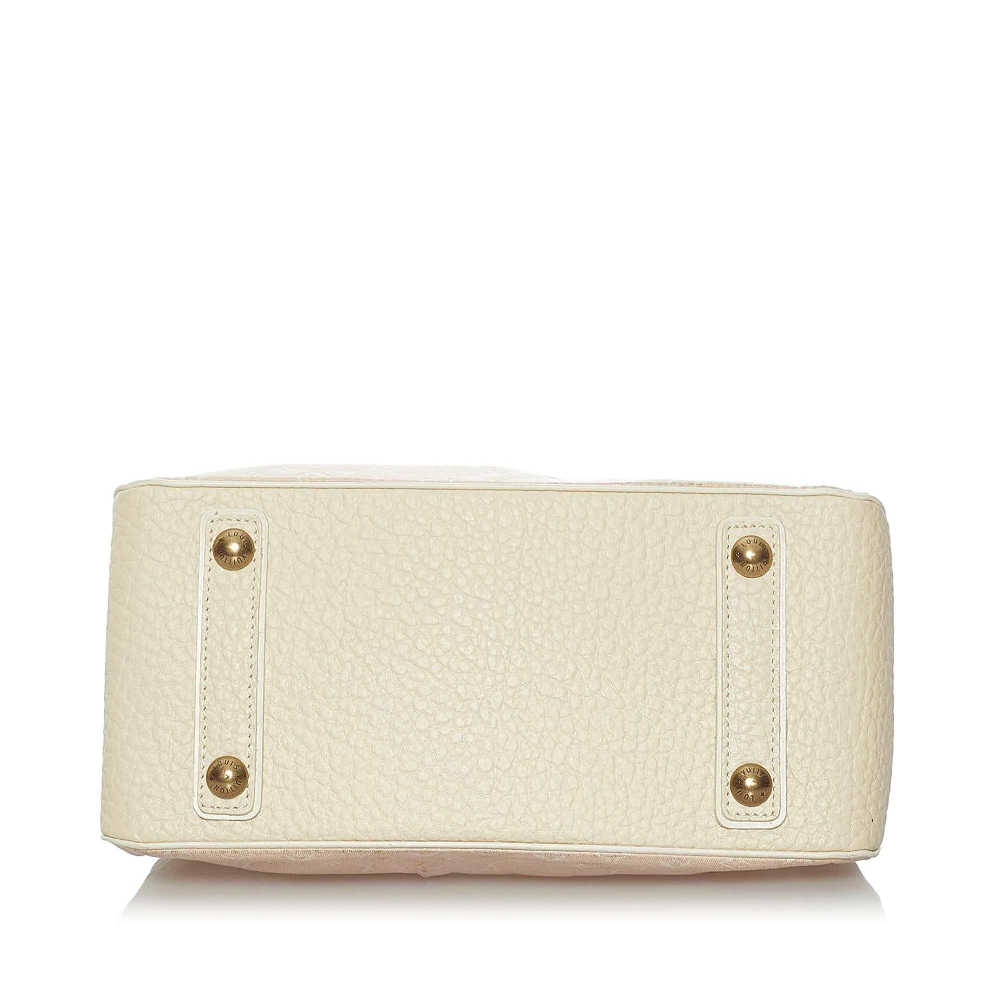 Louis Vuitton Monogram Mini Lin Trapeze PM (SHG-34041)