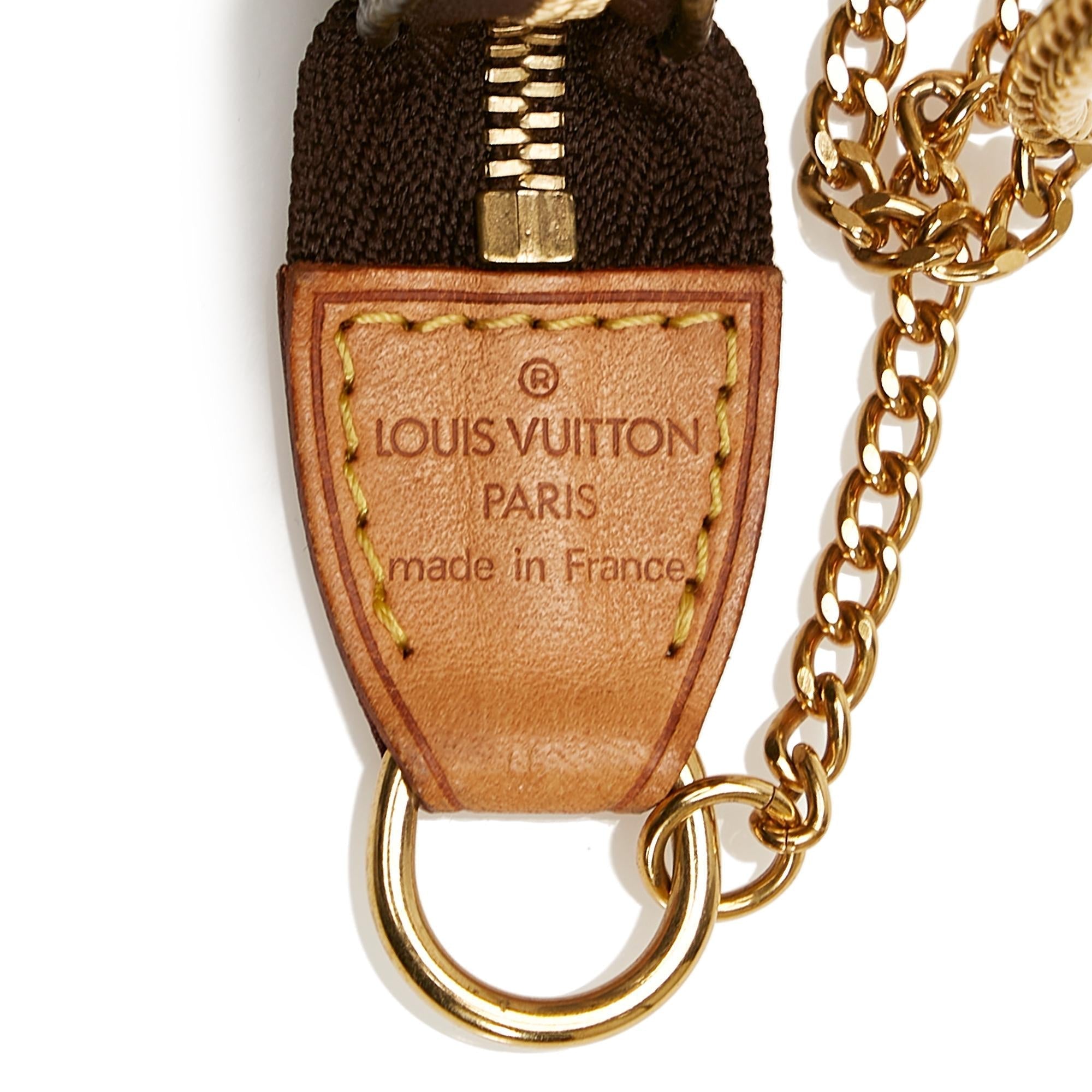 Louis Vuitton Monogram Mini Pochette Accessoires (SHG-ujoBo8)