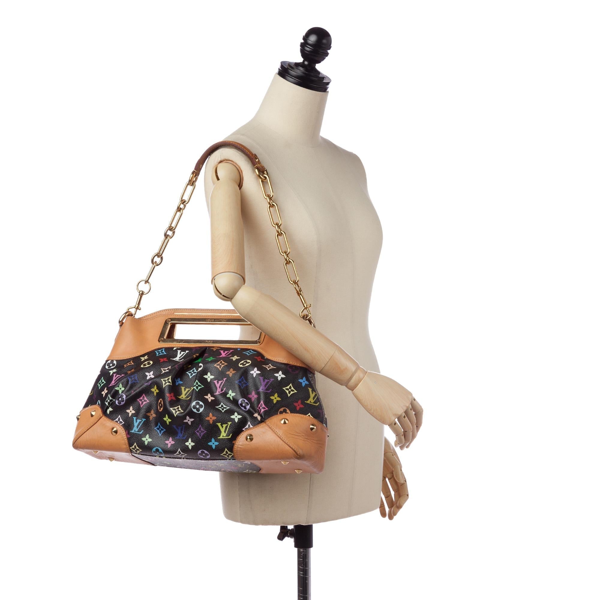 Louis Vuitton Monogram Multicolore Judy MM (SHG-34471)