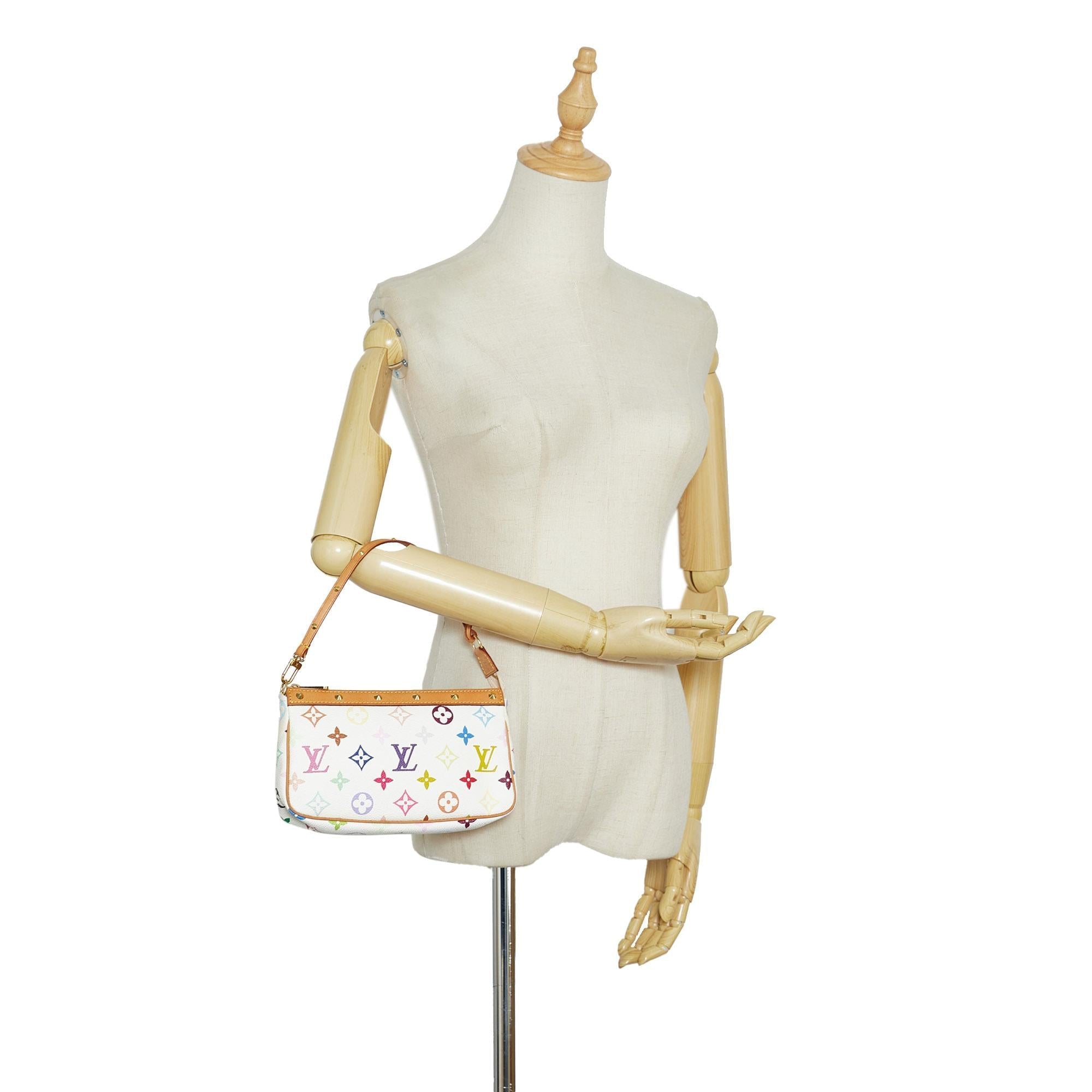 Louis Vuitton Monogram Multicolore Pochette Accessoires (SHG-49KYLP)