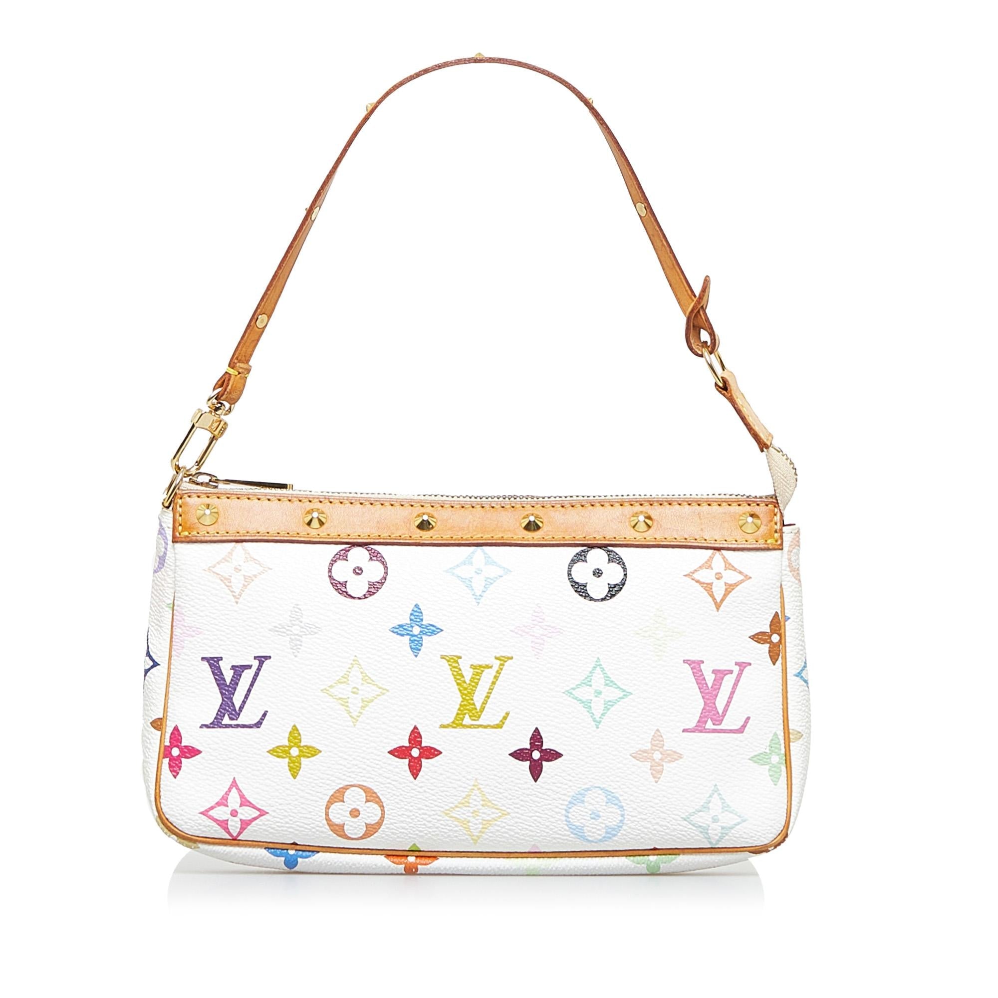 Louis Vuitton Monogram Multicolore Pochette Accessoires (SHG-swuT3V)