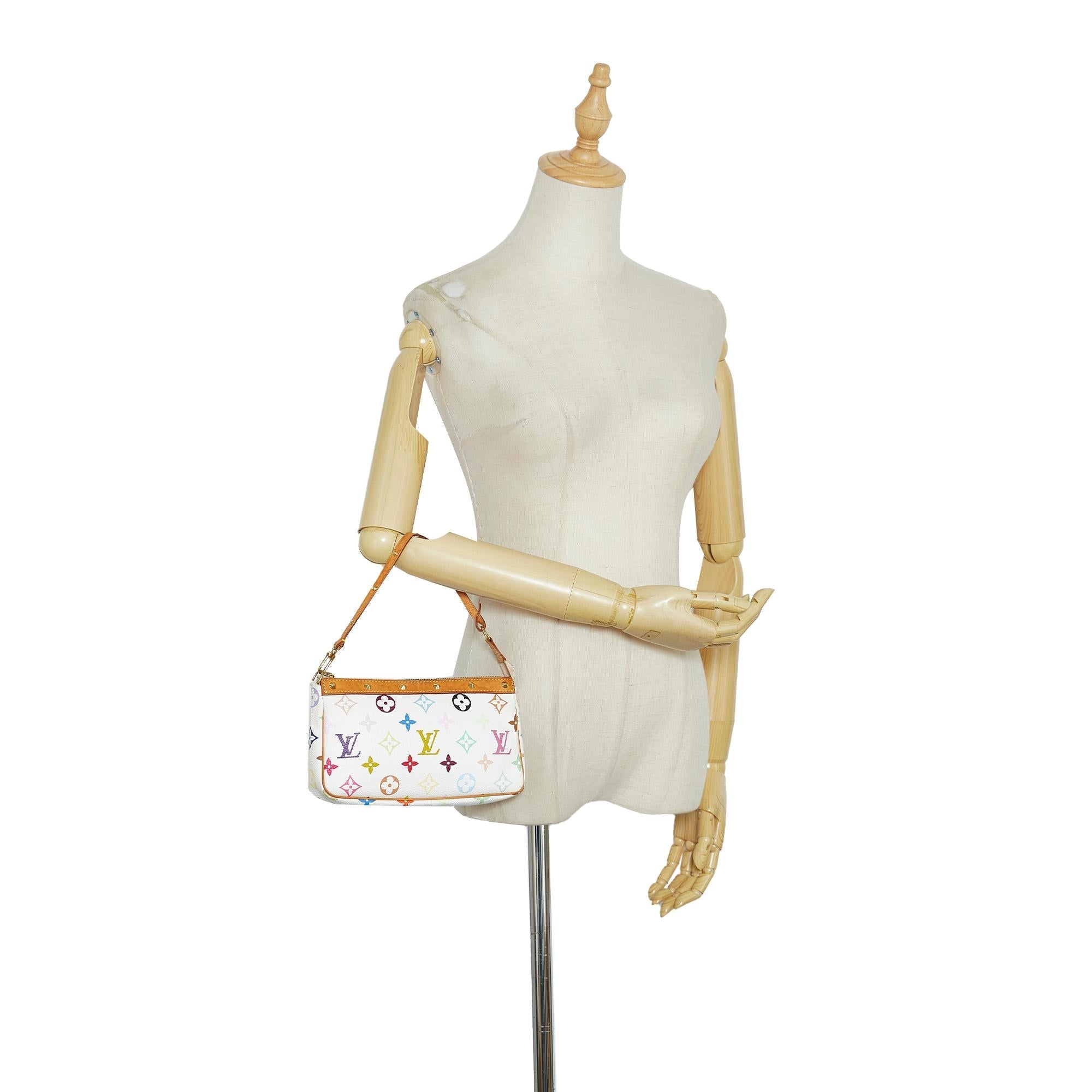 Louis Vuitton Monogram Multicolore Pochette Accessoires (SHG-swuT3V)