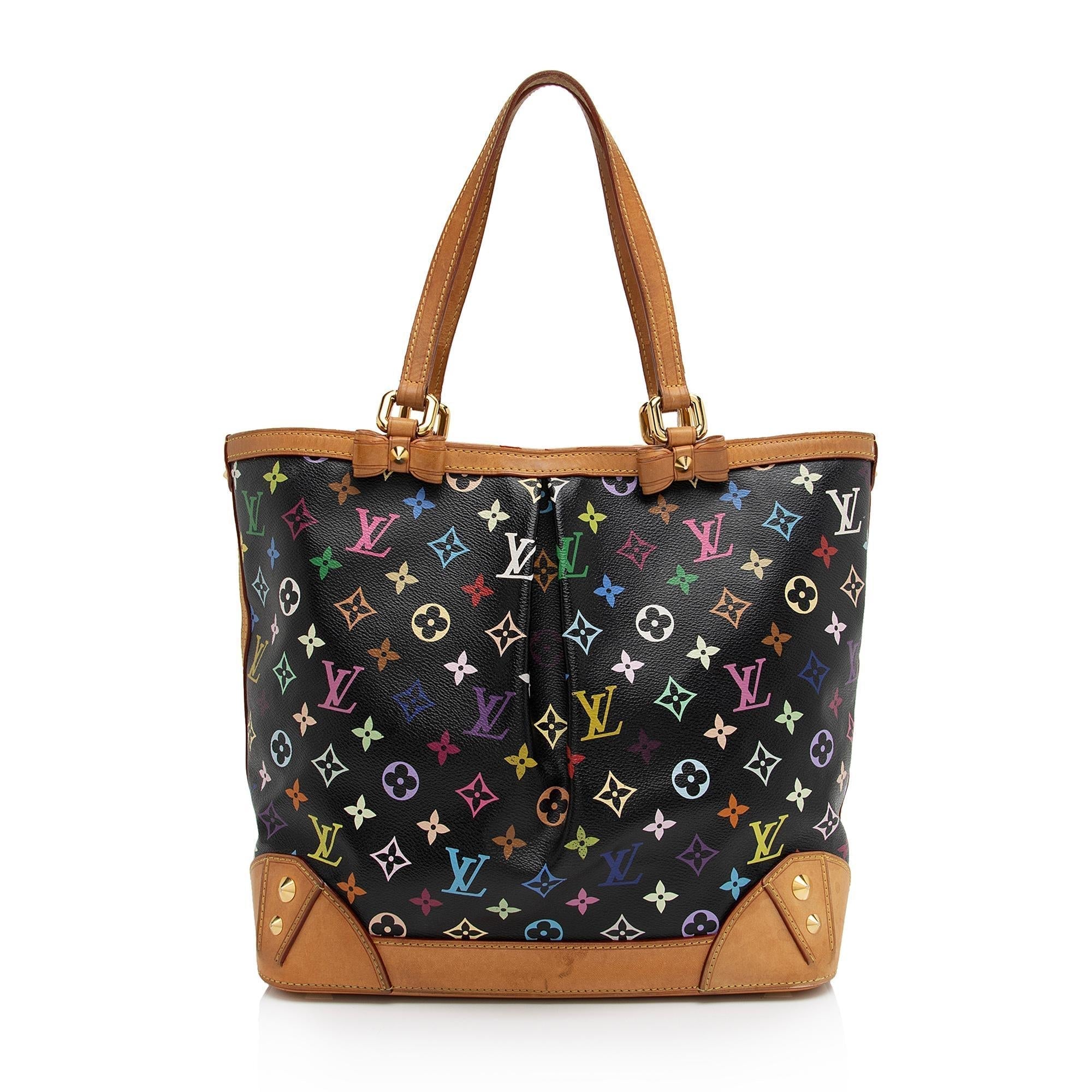 Louis Vuitton Monogram Multicolore Sharleen MM Tote (SHF-YQAAbY)