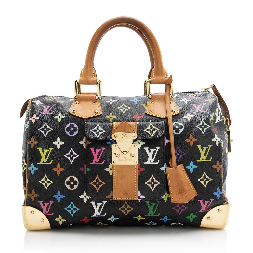 Louis Vuitton Monogram Multicolore Speedy 30 Satchel (SHF-22398)