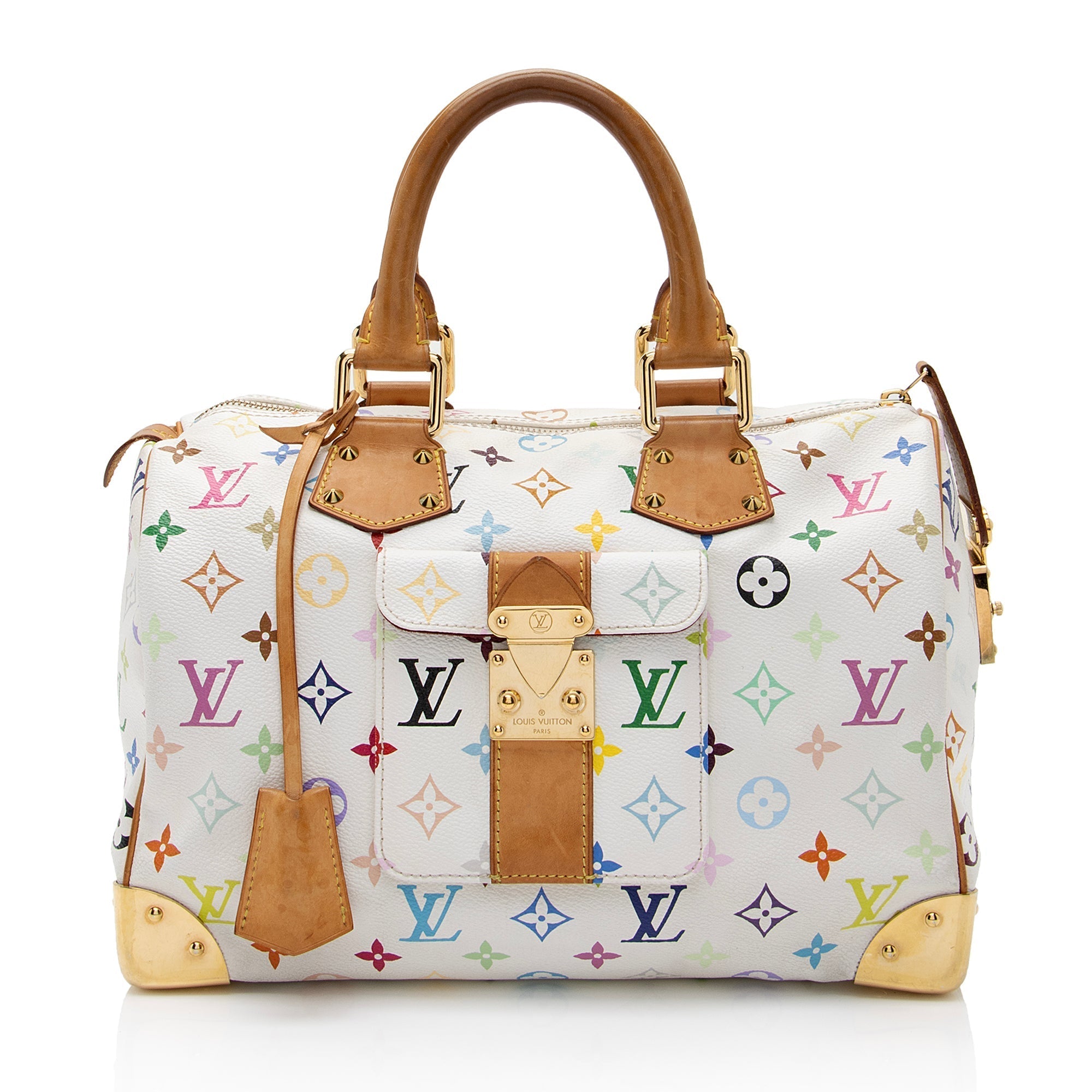 Louis Vuitton Monogram Multicolore Speedy 30 Satchel (SHF-SY6QOf)