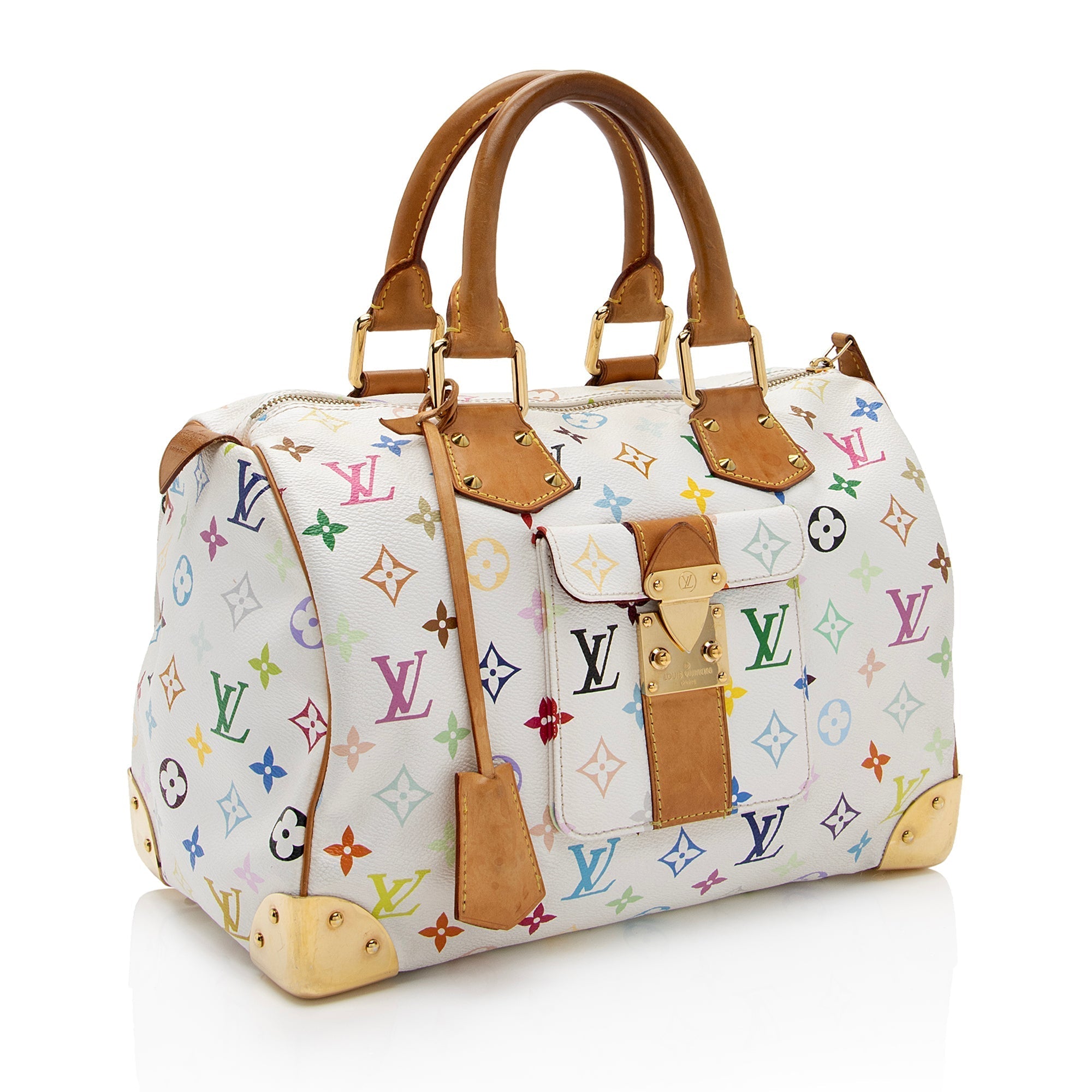 Louis Vuitton Monogram Multicolore Speedy 30 Satchel (SHF-SY6QOf)