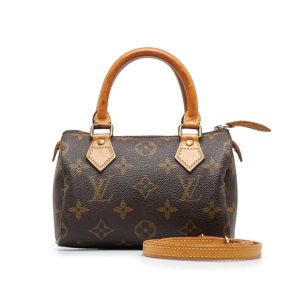 Louis Vuitton Monogram Nano Speedy Bandouliere (SHG-KWLXlf)