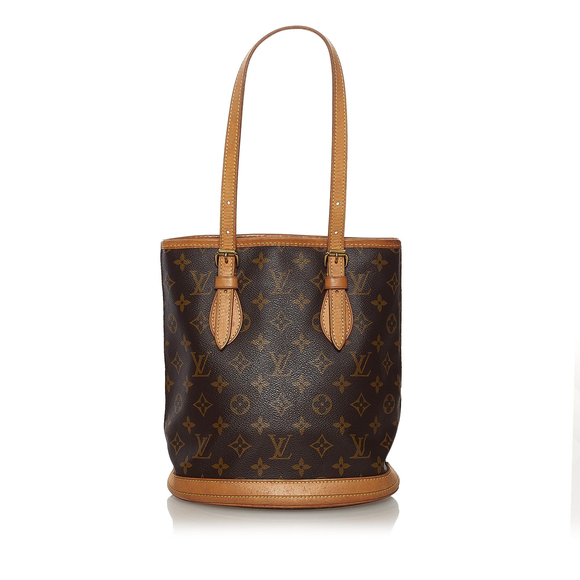 Louis Vuitton Monogram Petit Bucket (SHG-33022)