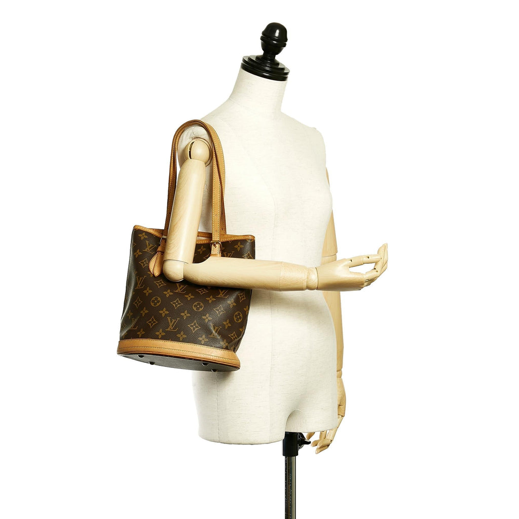 Louis Vuitton Monogram Petit Bucket (SHG-33022)
