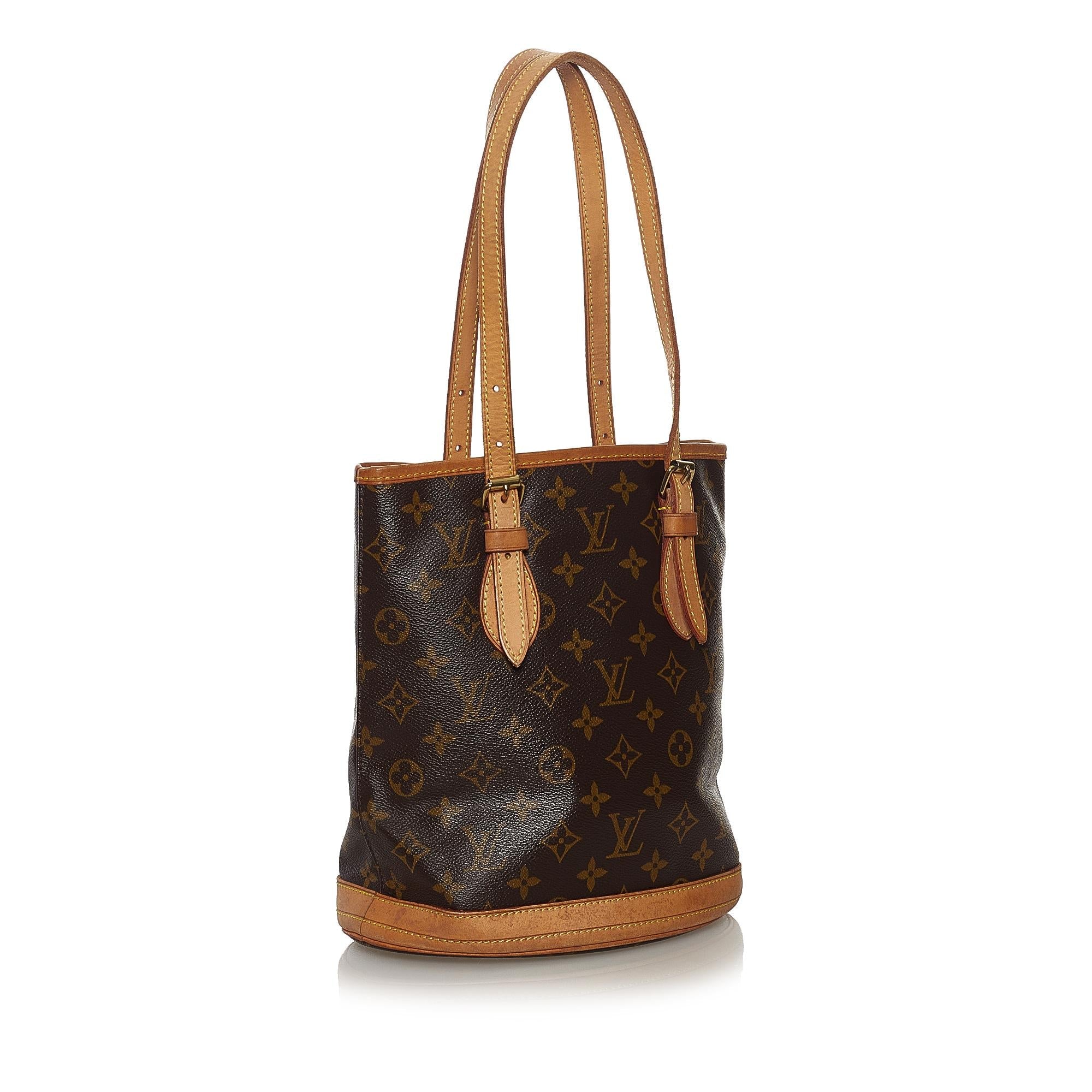 Louis Vuitton Monogram Petit Bucket (SHG-33022)