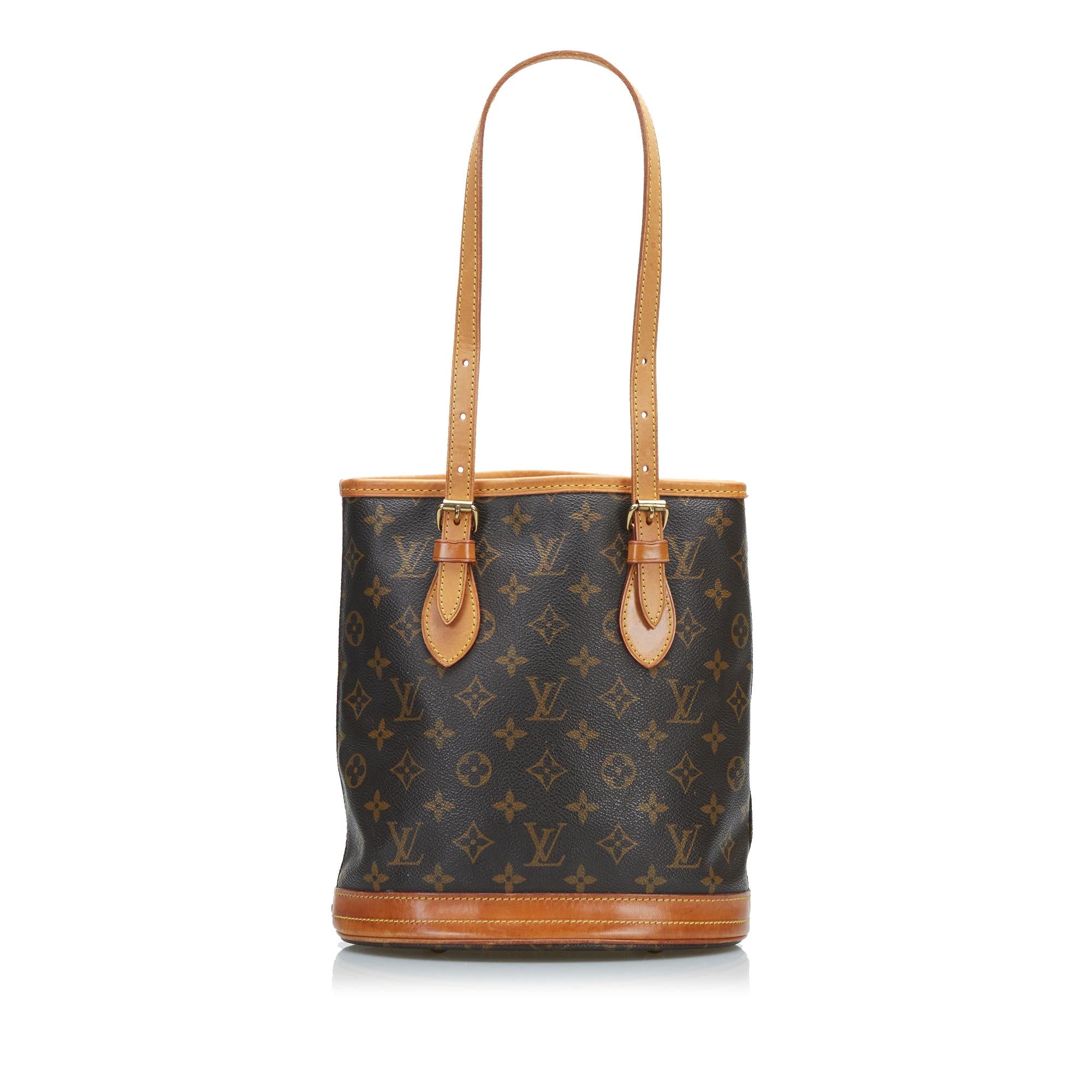 Louis Vuitton Monogram Petit Bucket (SHG-Epj7uZ)