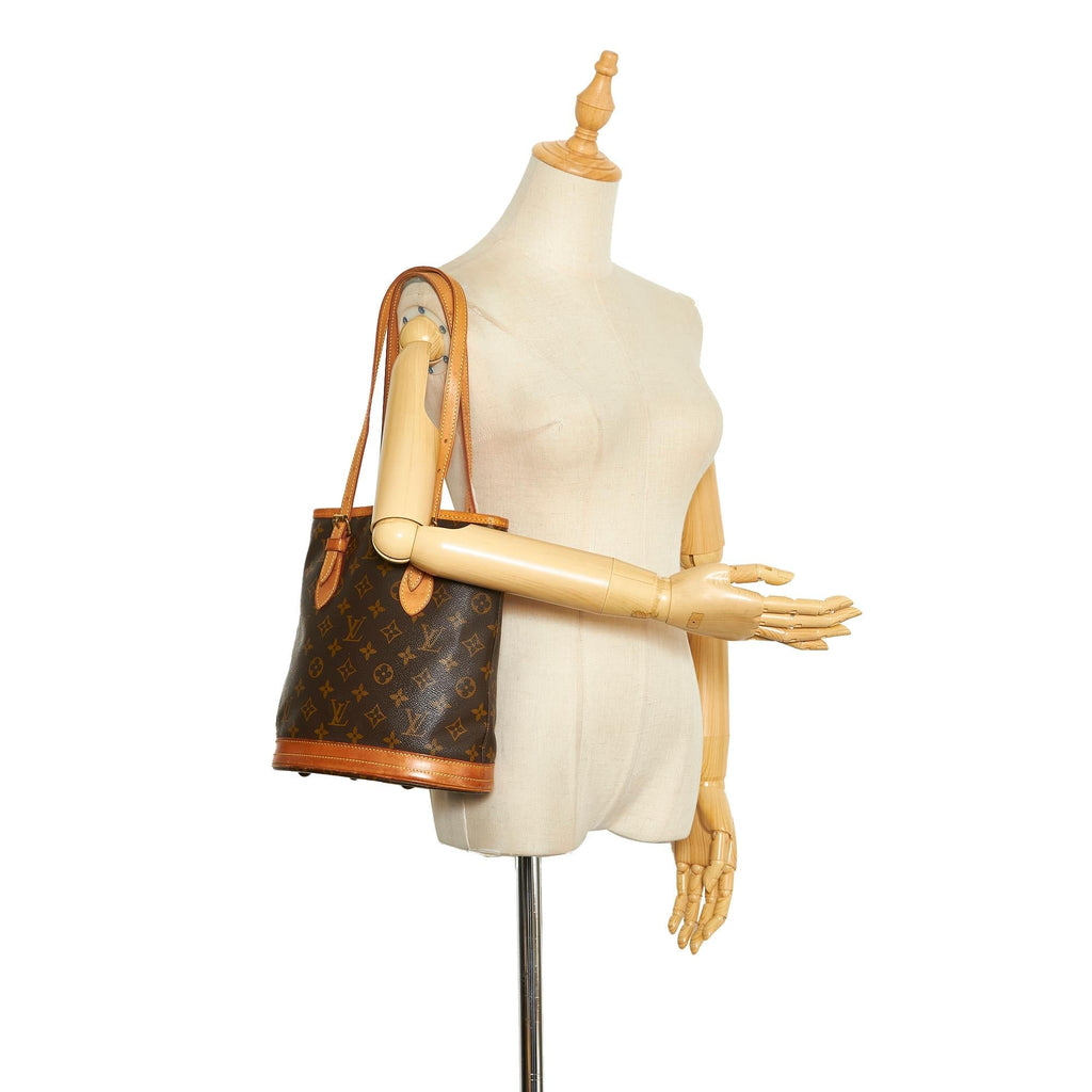 Louis Vuitton Monogram Petit Bucket (SHG-Epj7uZ)