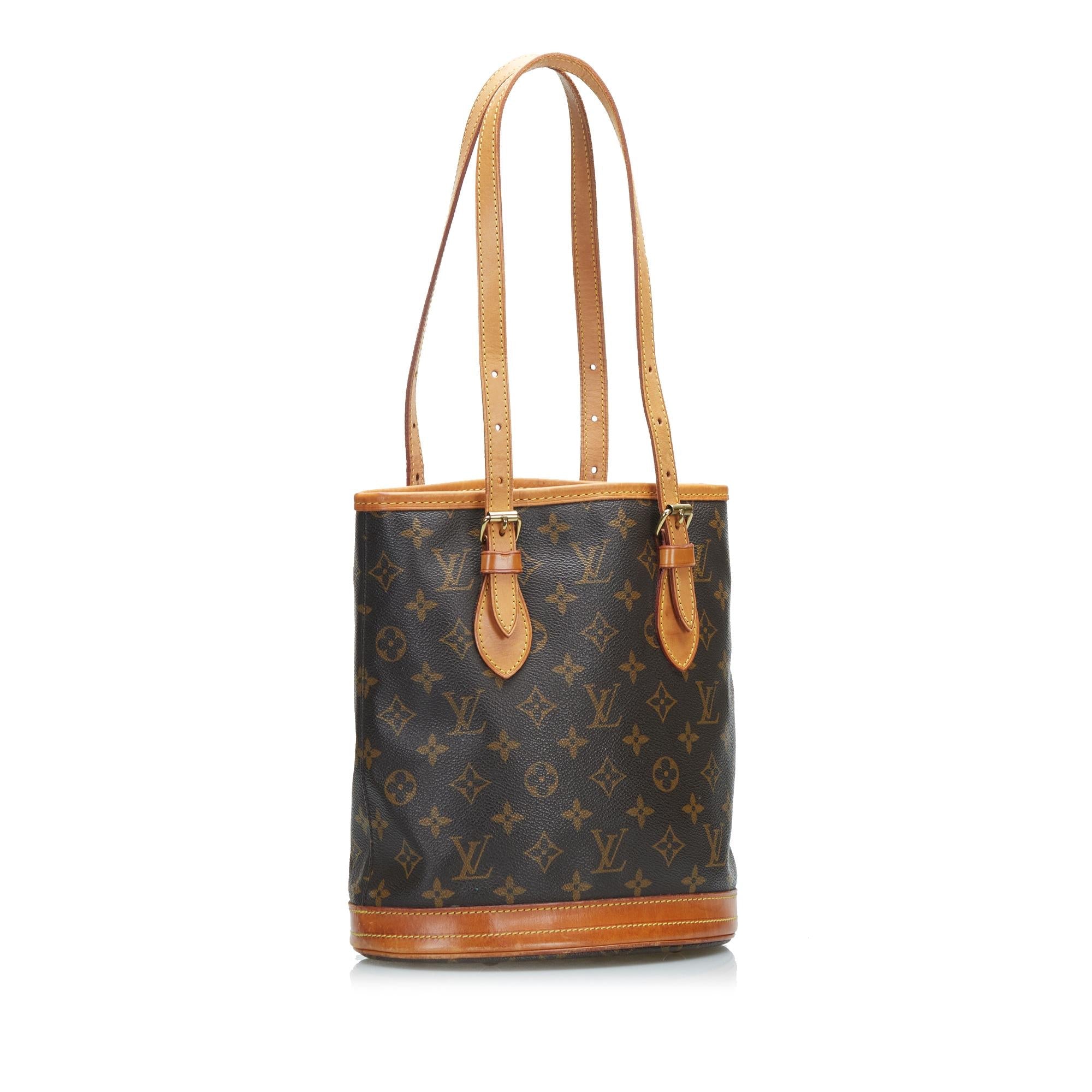 Louis Vuitton Monogram Petit Bucket (SHG-Epj7uZ)
