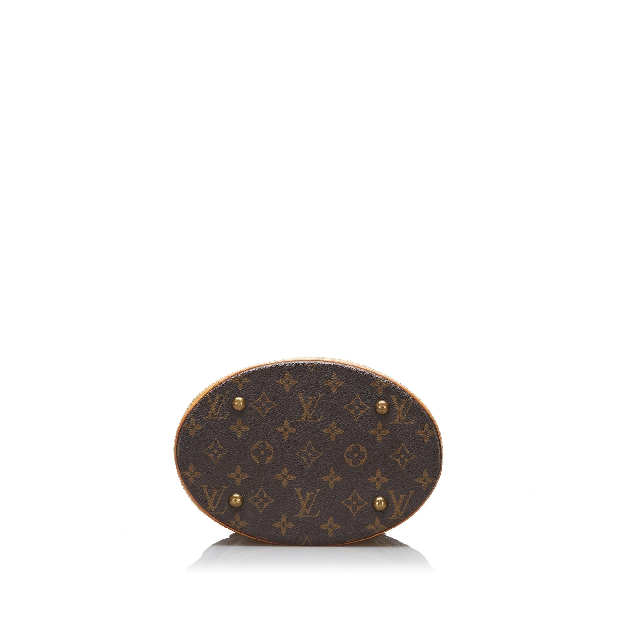 Louis Vuitton Monogram Petit Bucket (SHG-2blOsG)
