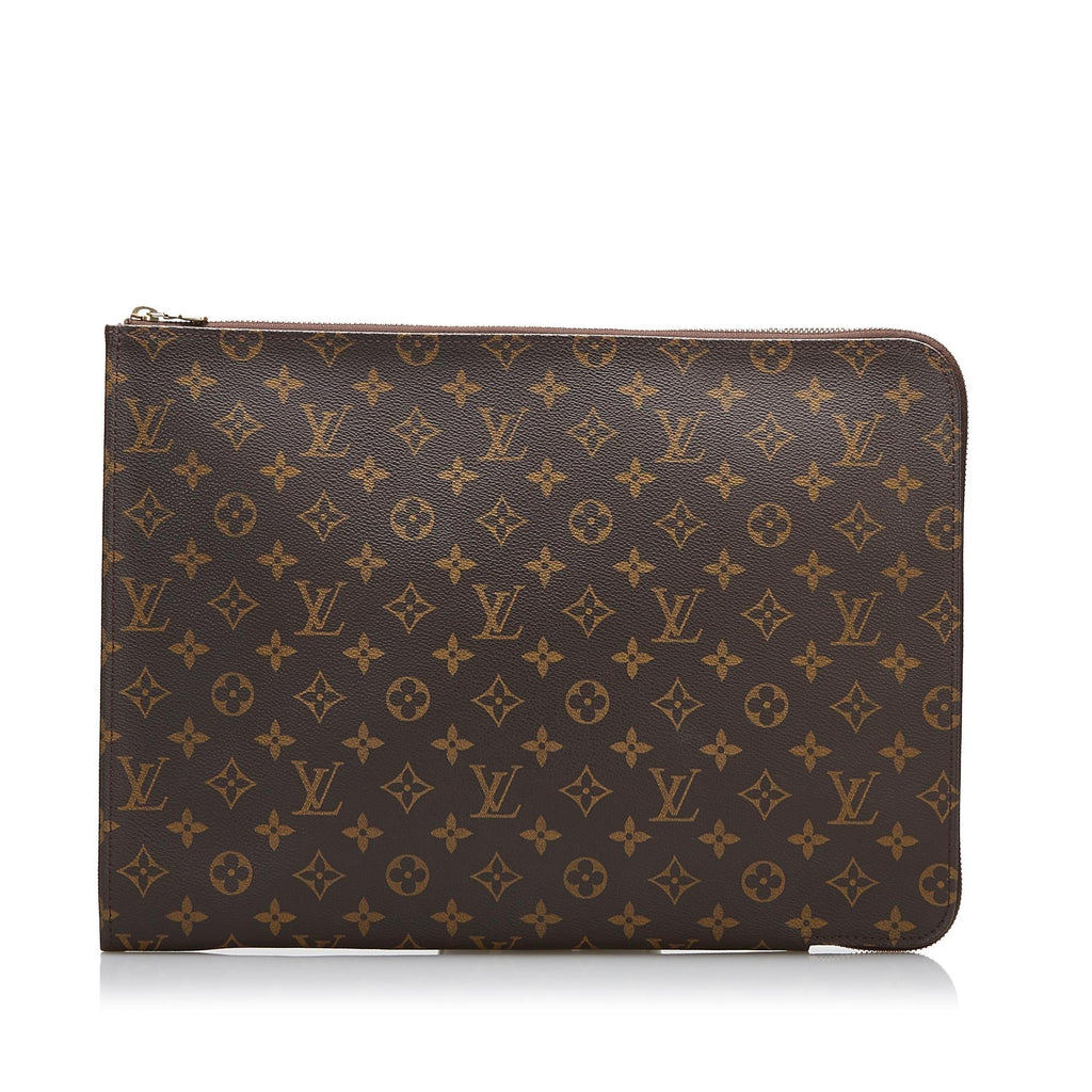 Louis Vuitton Monogram Poche Documents Portfolio (SHG-37952)