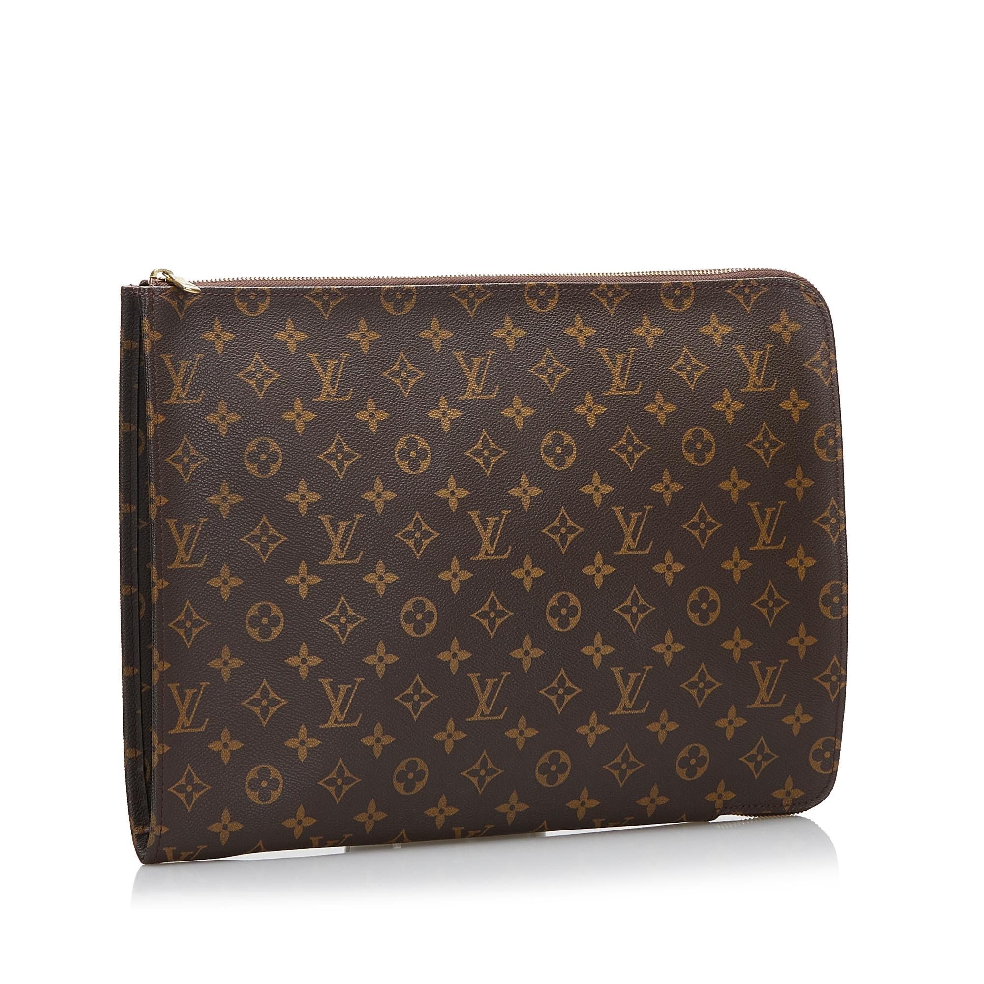 Louis Vuitton Monogram Poche Documents Portfolio (SHG-37952)