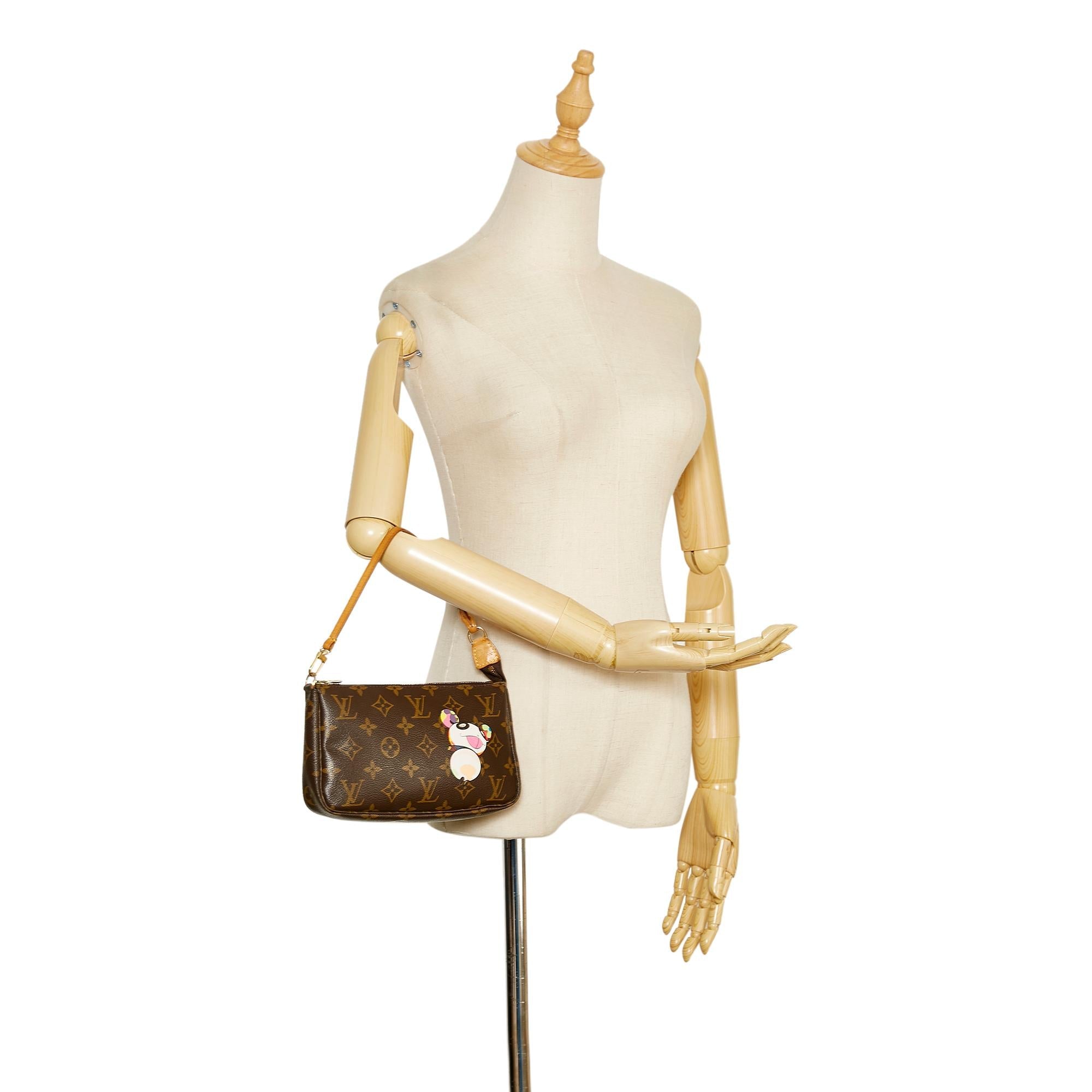 Louis Vuitton Monogram Pochette Accessoires Takashi Murakami Panda (SHG-37839)