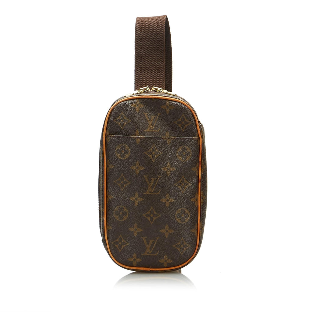 Louis Vuitton Monogram Pochette Gange (SHG-sFBXfY)