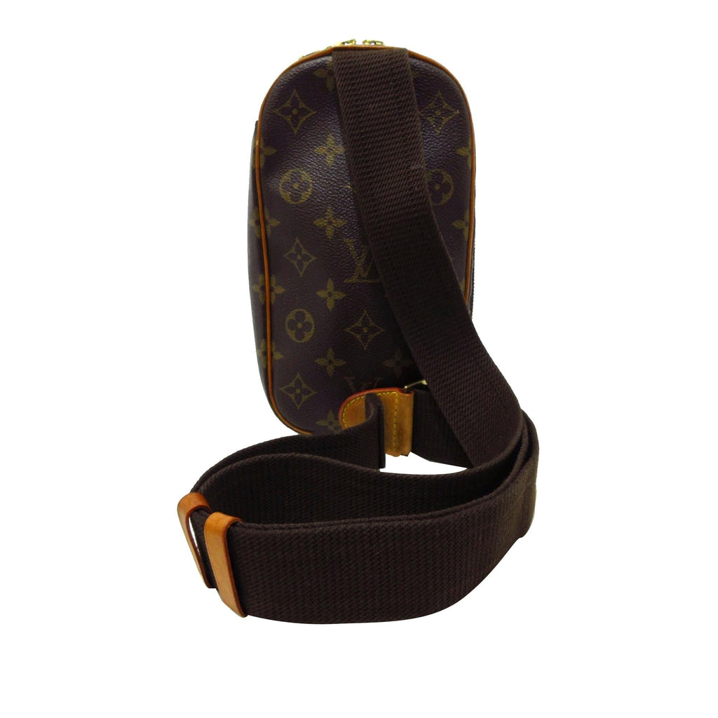 Louis Vuitton Monogram Pochette Gange (SHG-1JdqaV)