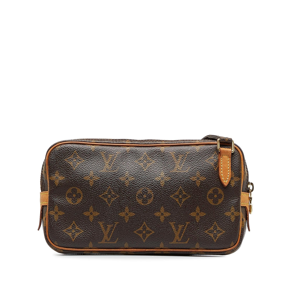 Louis Vuitton Monogram Pochette Marly Bandouliere (SHG-Xttwyl)