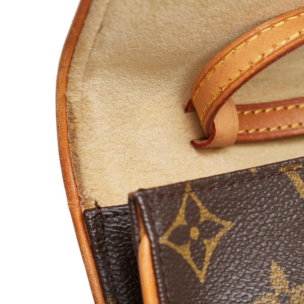 Louis Vuitton Monogram Pochette Twin PM (SHG-MPTReR)