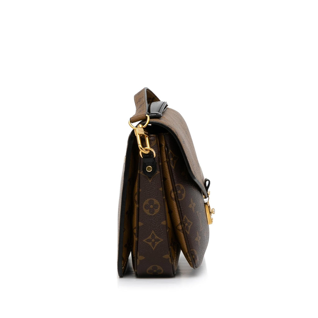 Louis Vuitton Monogram Reverse Pochette Metis (SHG-DHicBB)