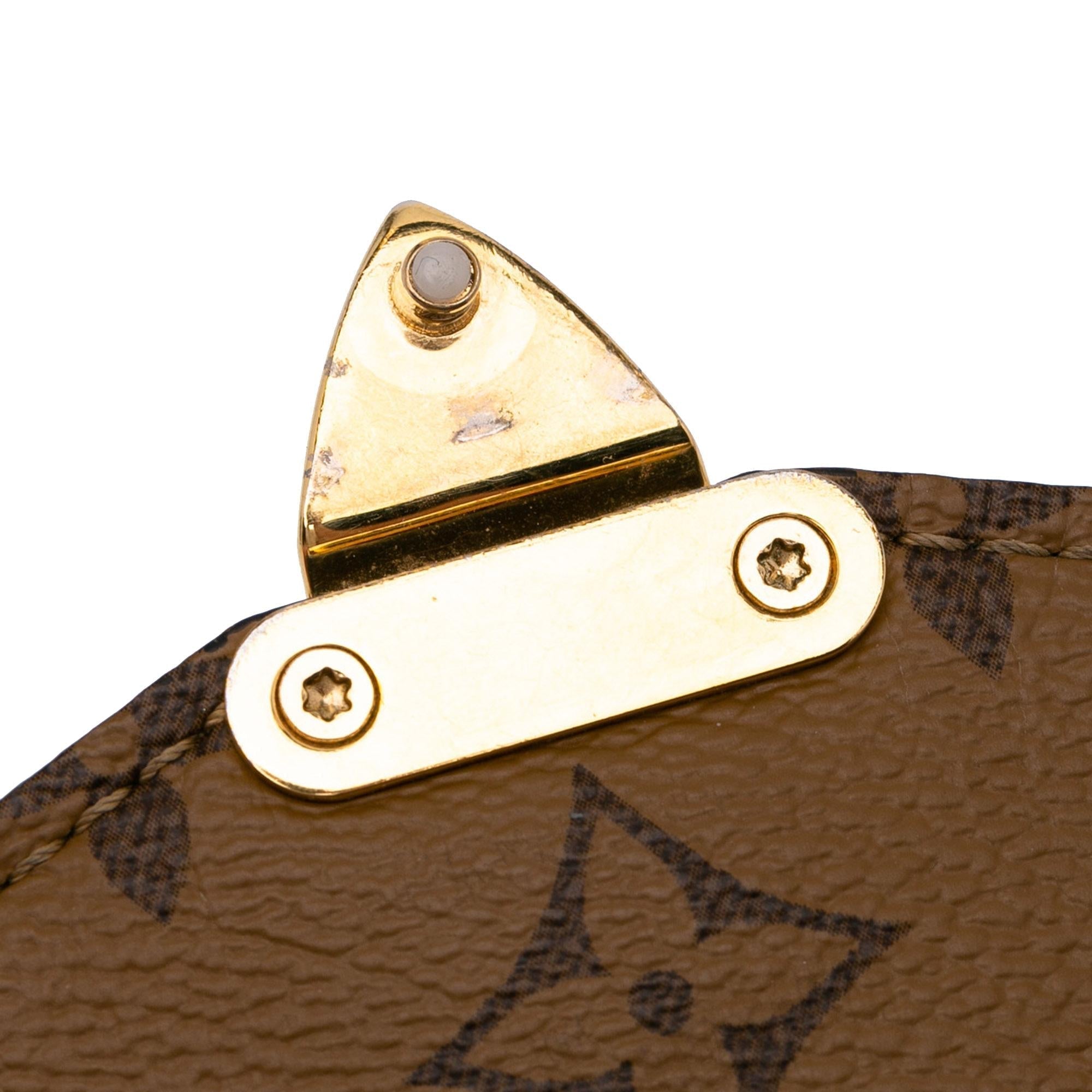 Louis Vuitton Monogram Reverse Pochette Metis (SHG-DHicBB)