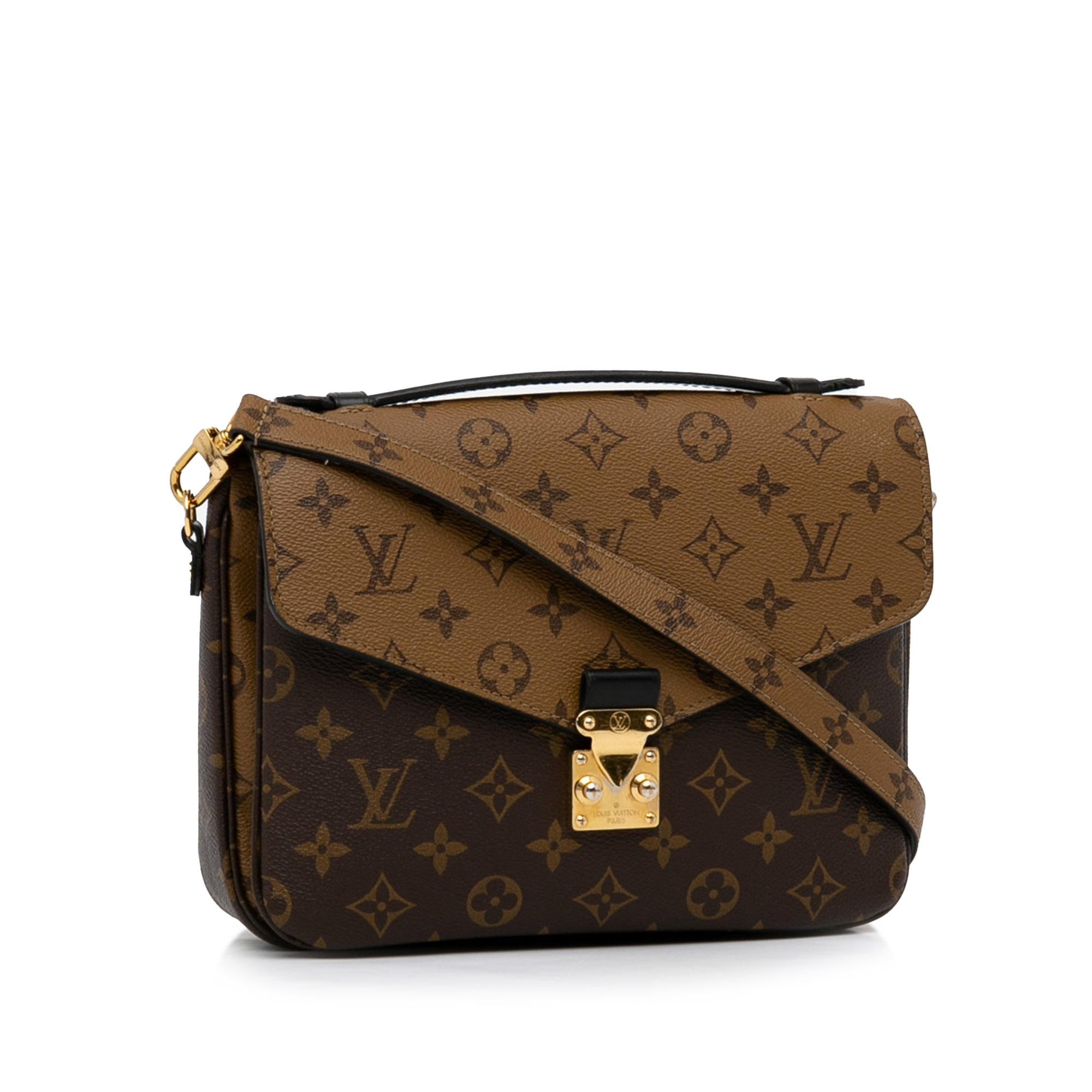 Louis Vuitton Monogram Reverse Pochette Metis (SHG-DHicBB)