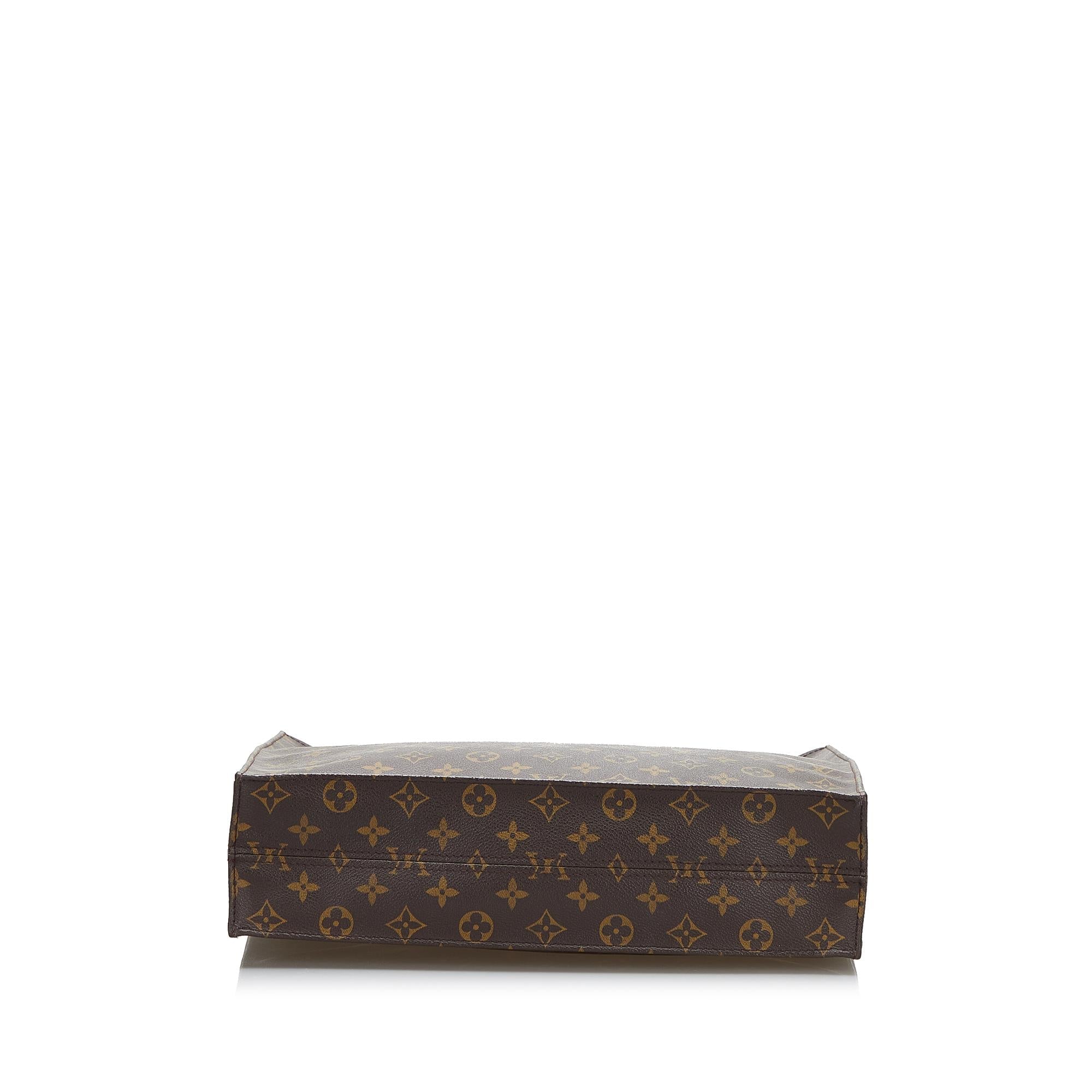 Louis Vuitton Monogram Sac Plat (SHG-DORyox)