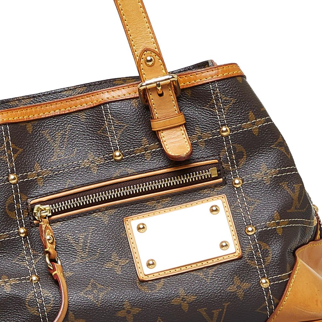 Louis Vuitton Monogram Sac Riveting (SHG-BUsmHv)