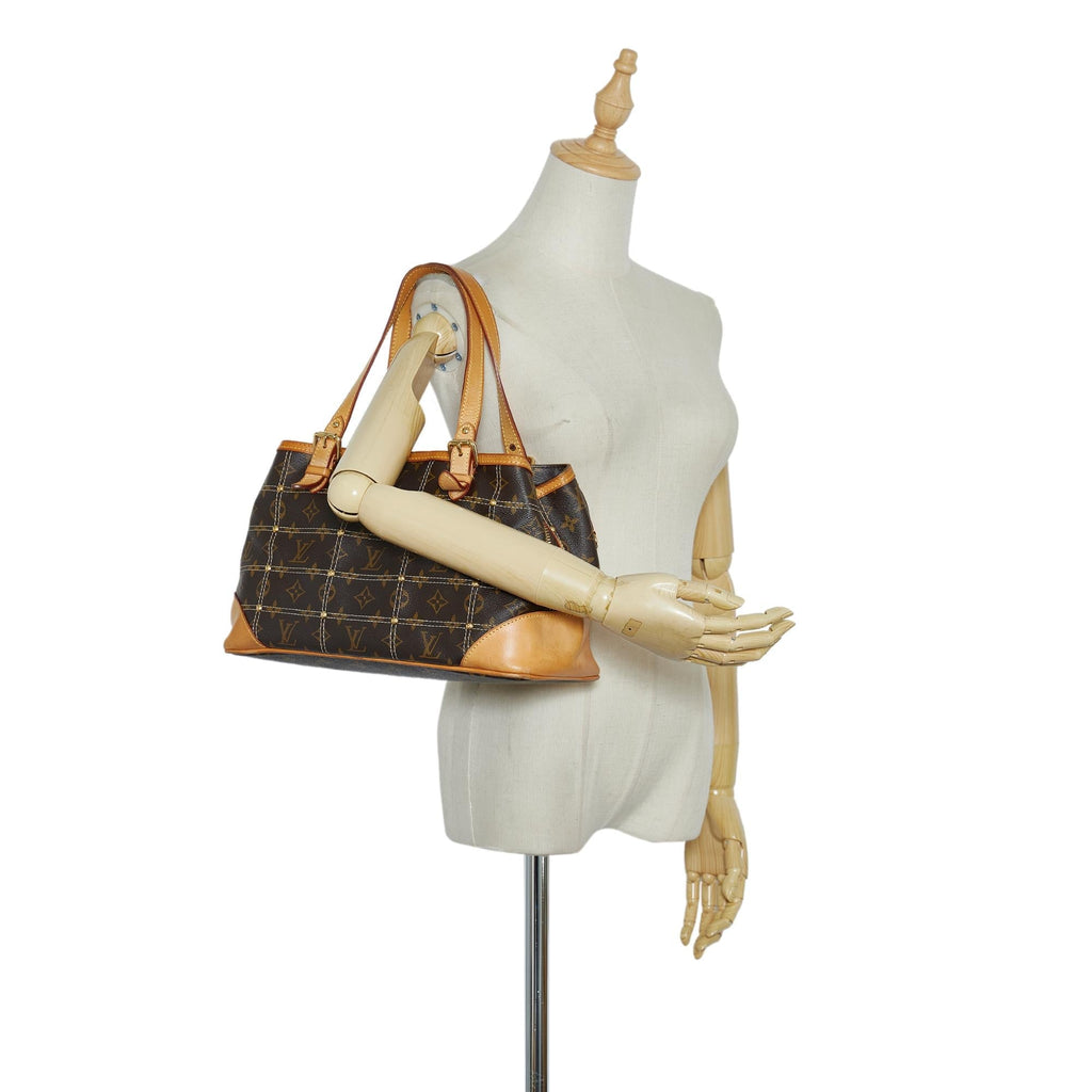 Louis Vuitton Monogram Sac Riveting (SHG-BUsmHv)