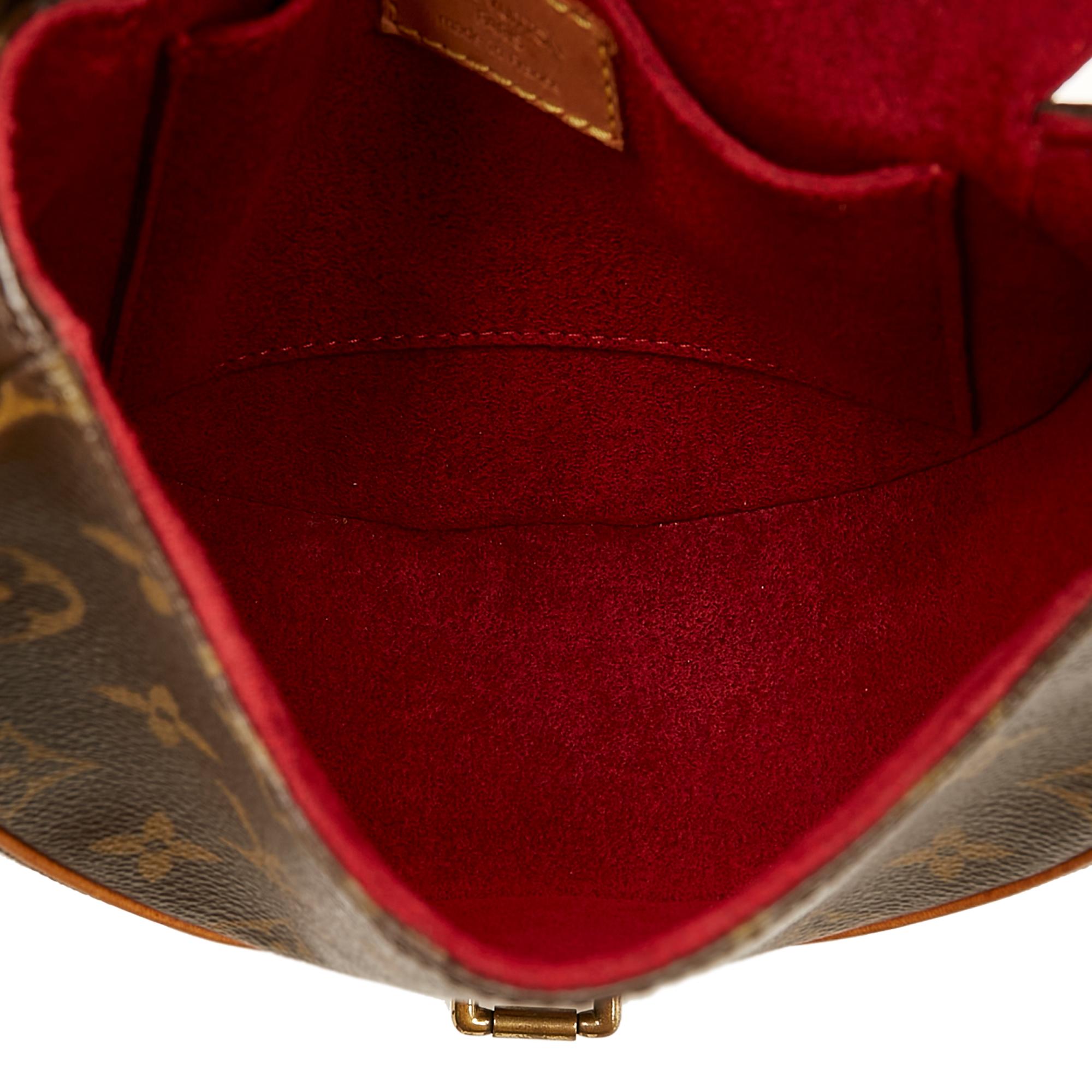 Louis Vuitton Monogram Sac Tambourine (SHG-34324)