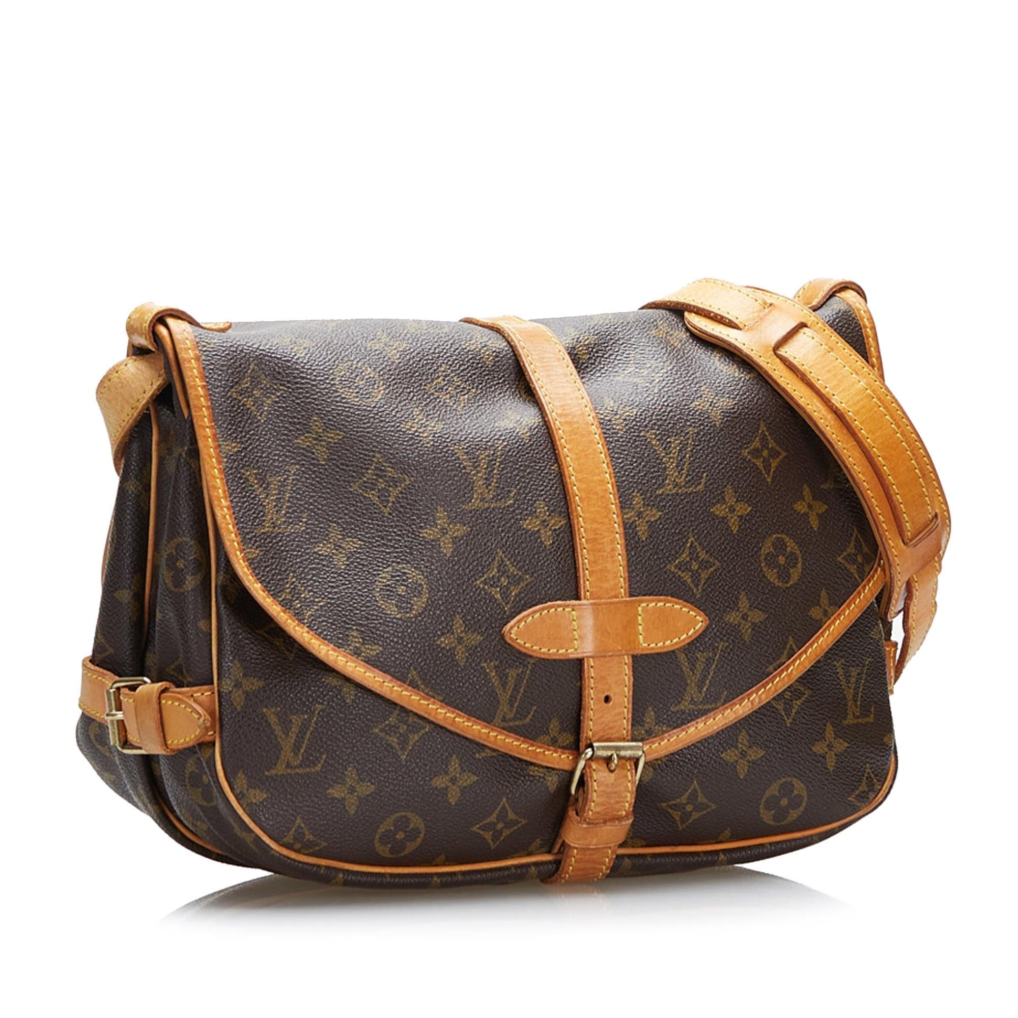 Louis Vuitton Monogram Saumur 30 (SHG-37004)