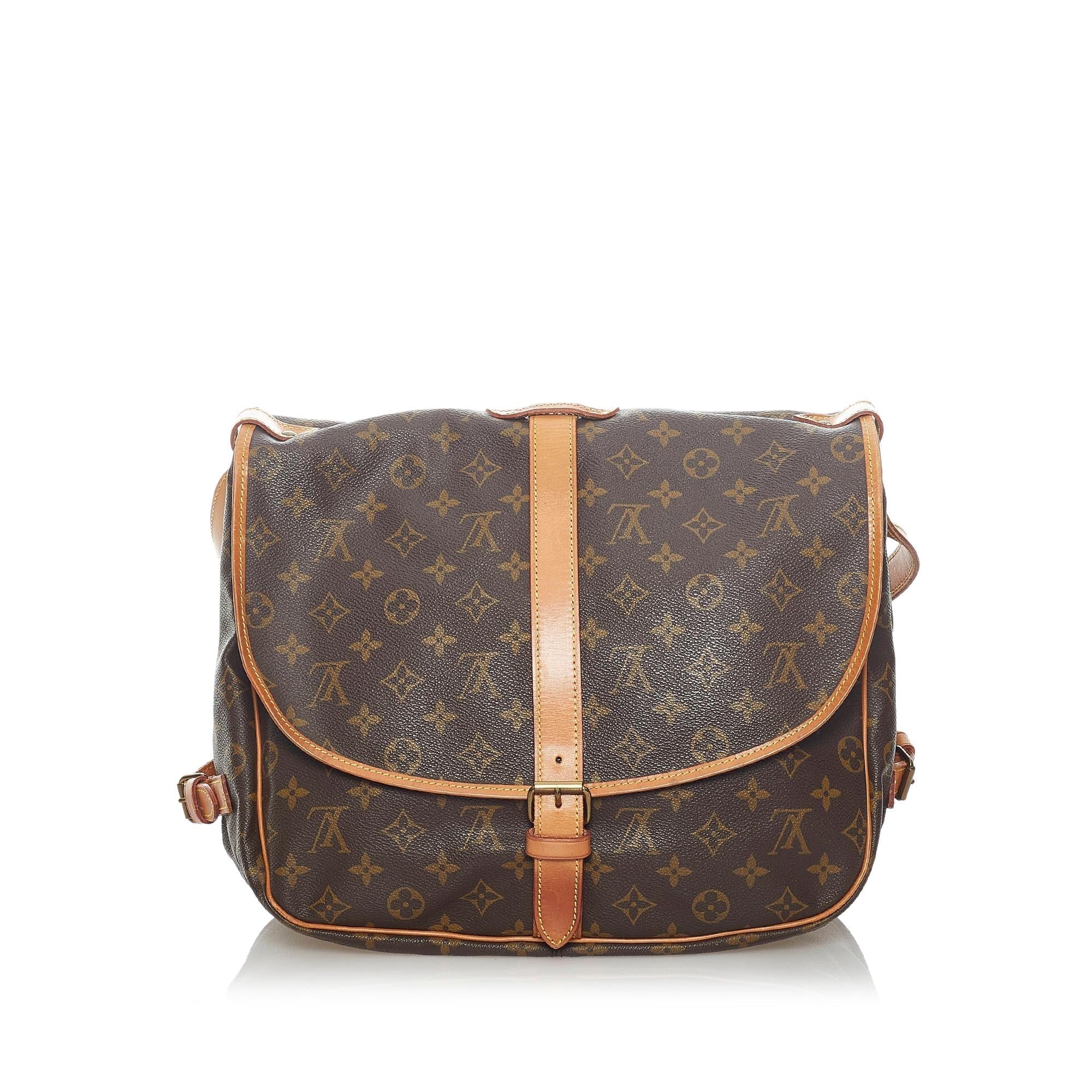 Louis Vuitton Monogram Saumur 35 (SHG-33582)