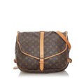 Louis Vuitton Monogram Saumur 35 (SHG-33582)