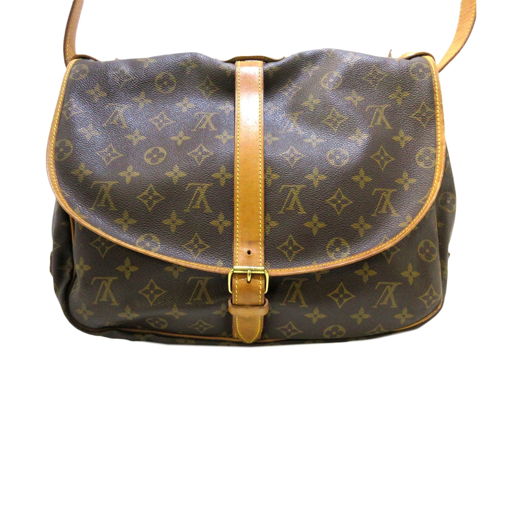 Louis Vuitton Monogram Saumur 35 (SHG-33773)