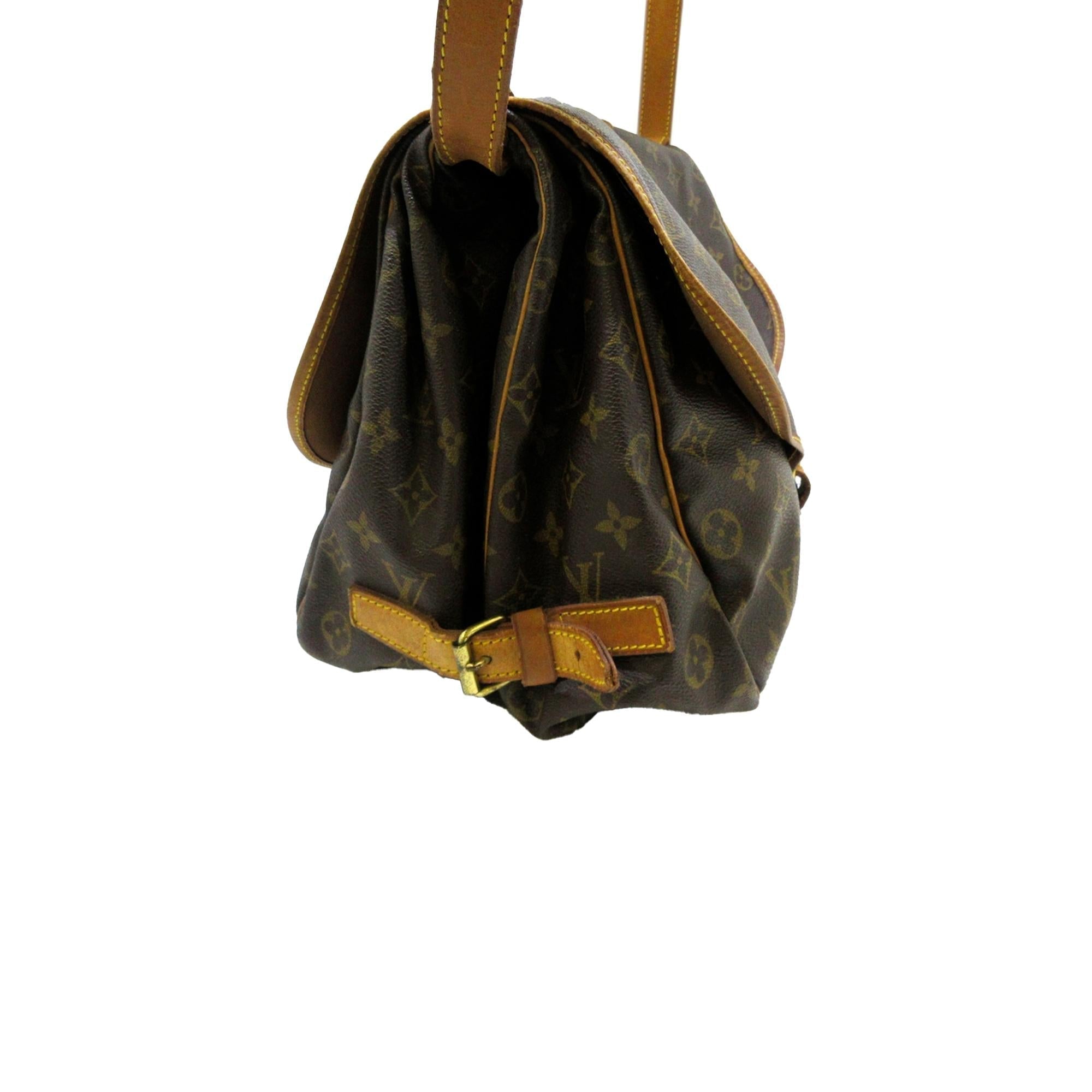 Louis Vuitton Monogram Saumur 35 (SHG-33773)