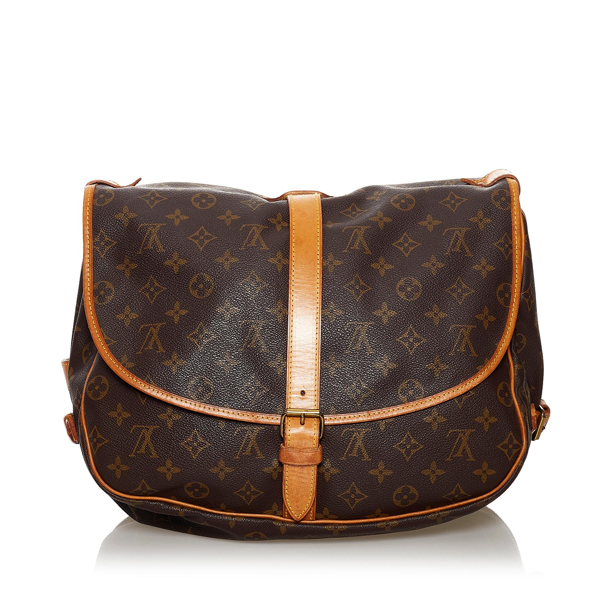 Louis Vuitton Monogram Saumur 35 (SHG-34131)