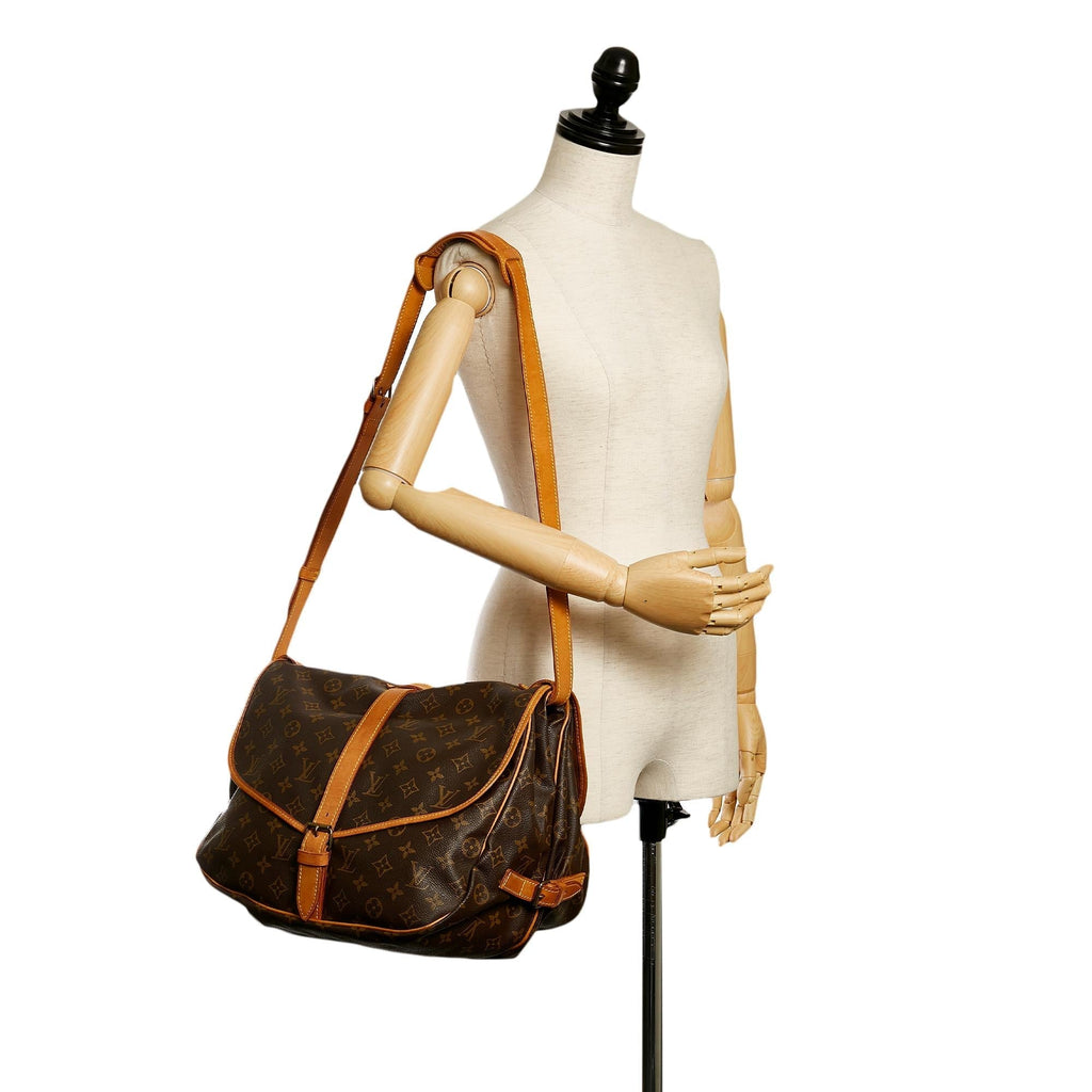 Louis Vuitton Monogram Saumur 35 (SHG-34131)