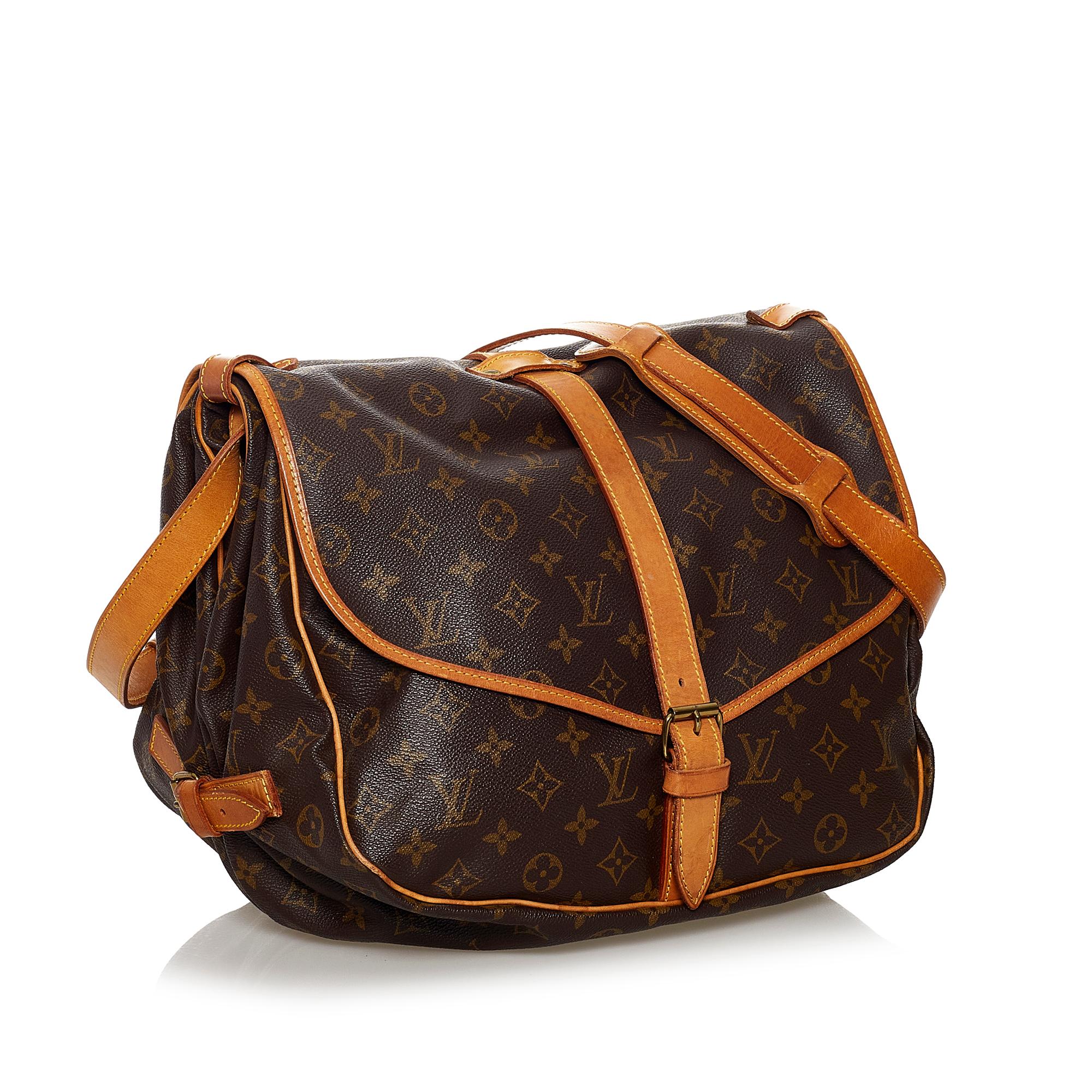 Louis Vuitton Monogram Saumur 35 (SHG-34131)