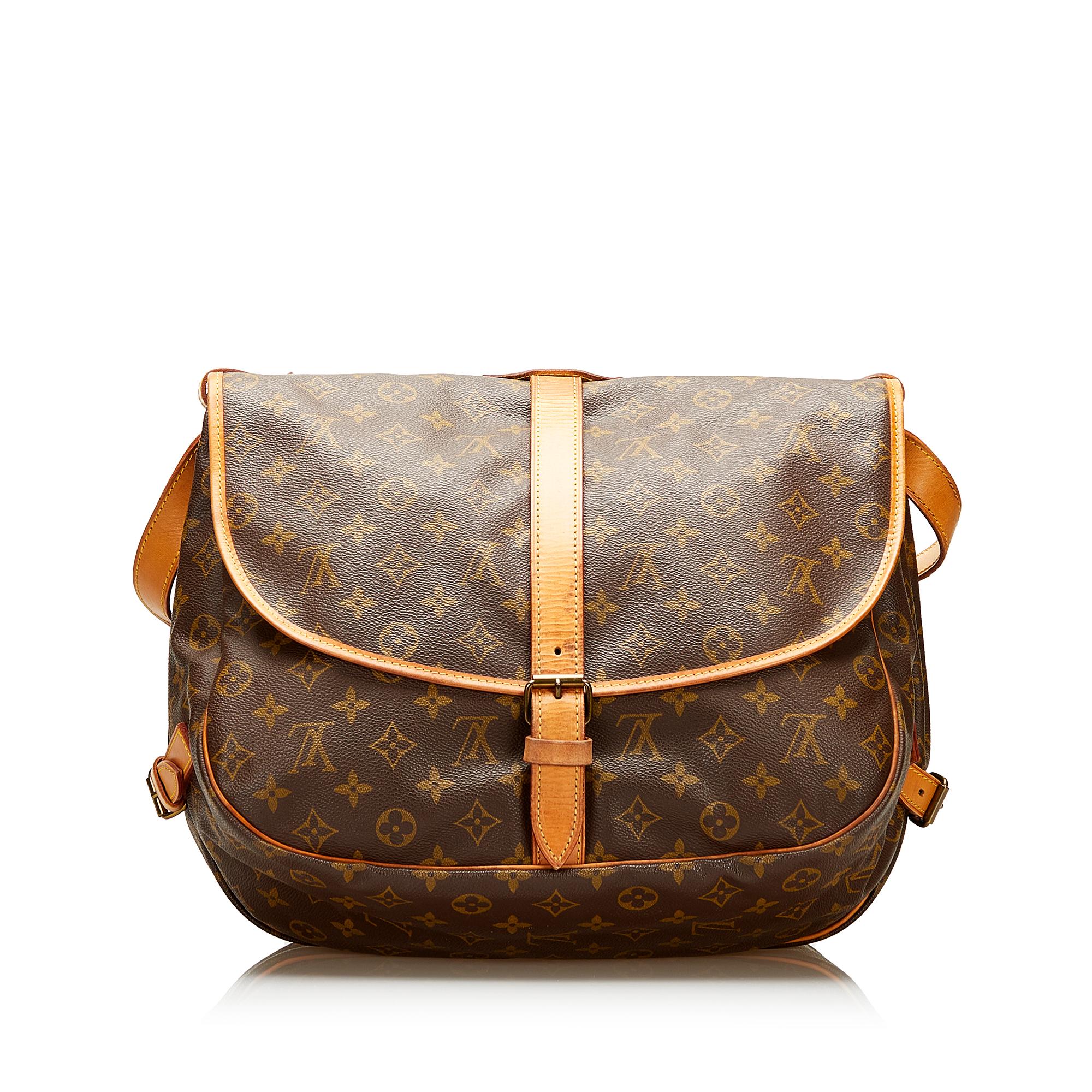 Louis Vuitton Monogram Saumur 35 (SHG-35913)