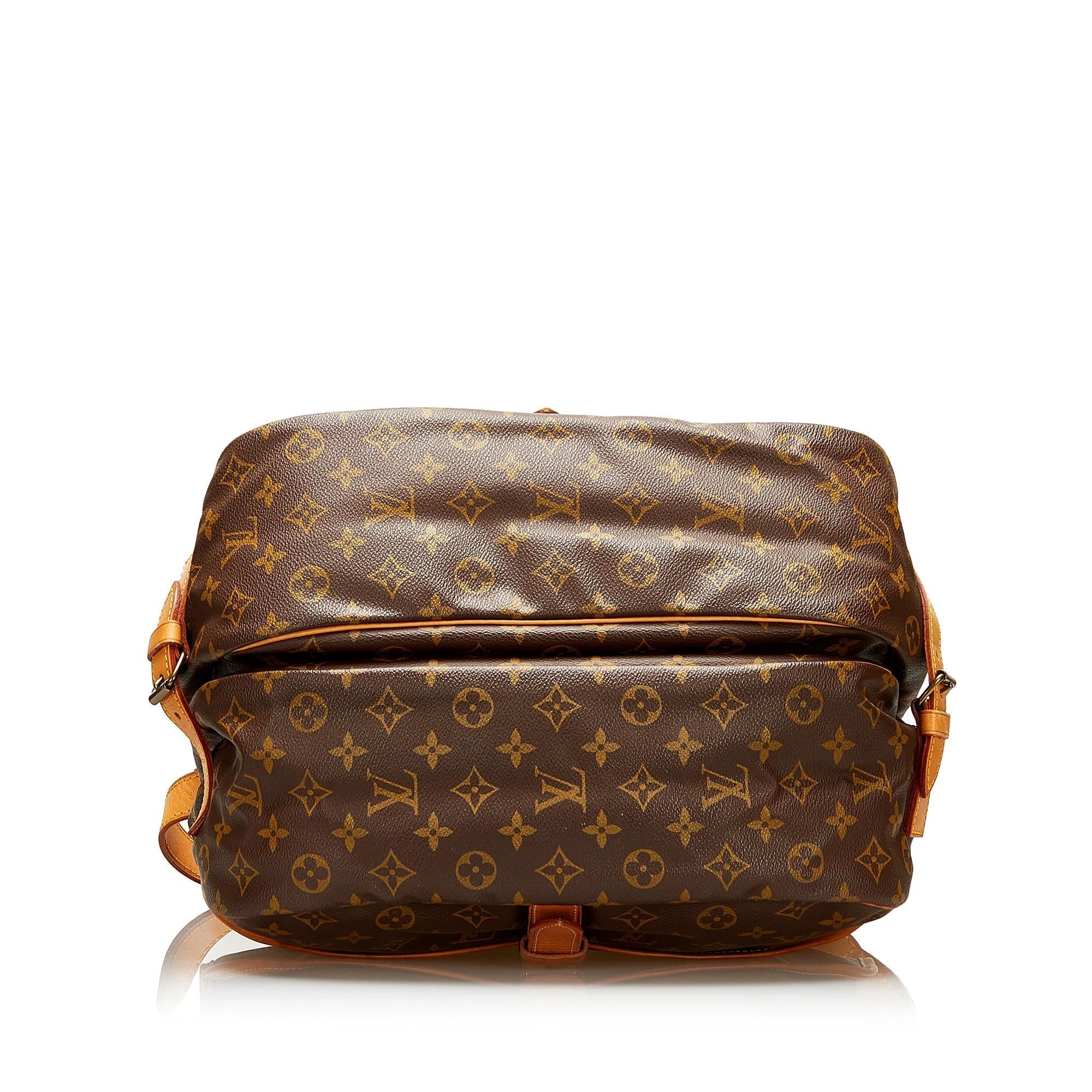 Louis Vuitton Monogram Saumur 35 (SHG-35913)