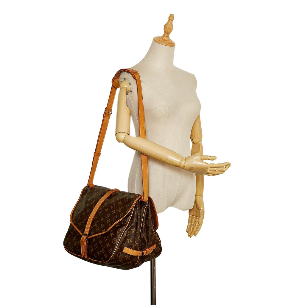 Louis Vuitton Monogram Saumur 35 (SHG-35913)