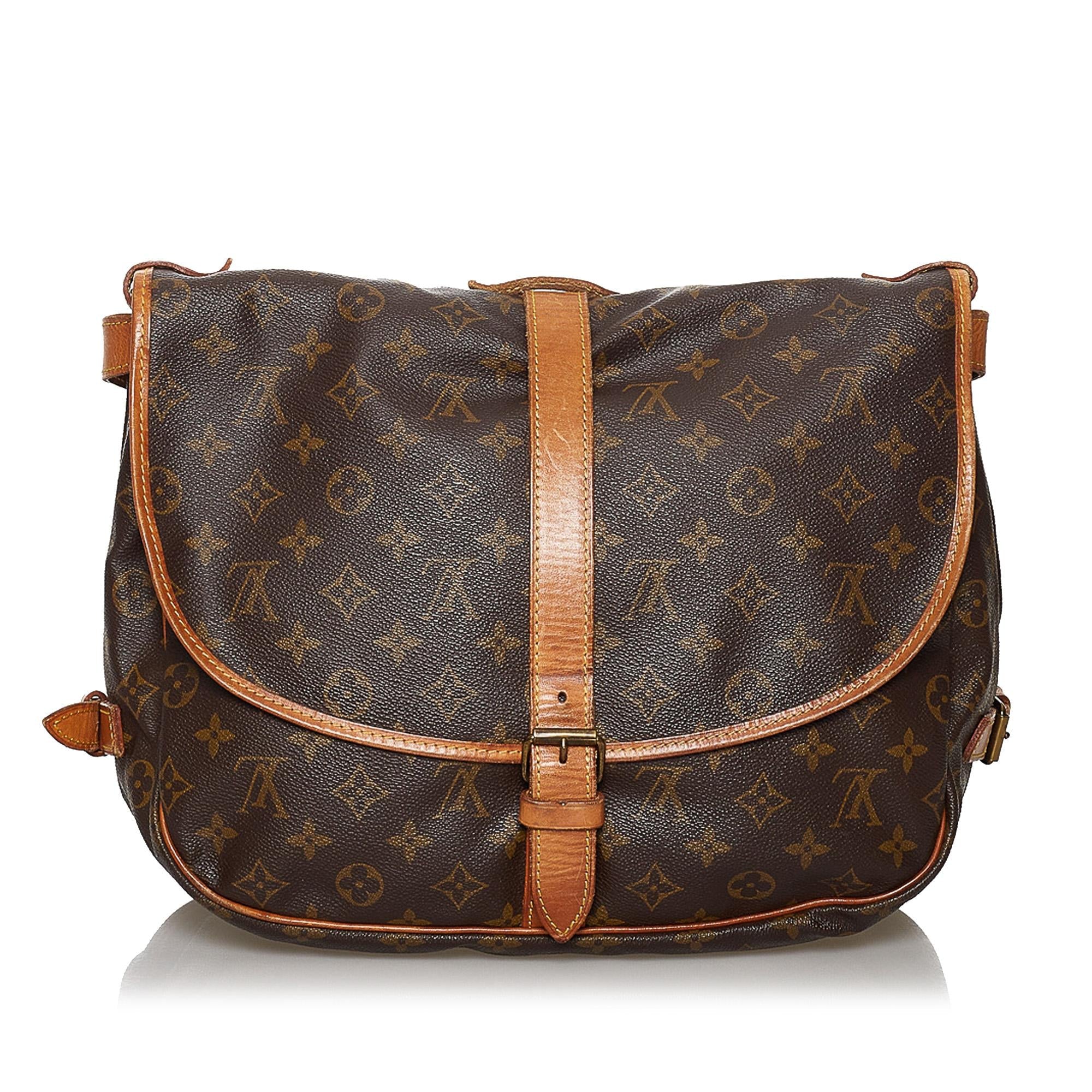 Louis Vuitton Monogram Saumur 35 (SHG-36329)