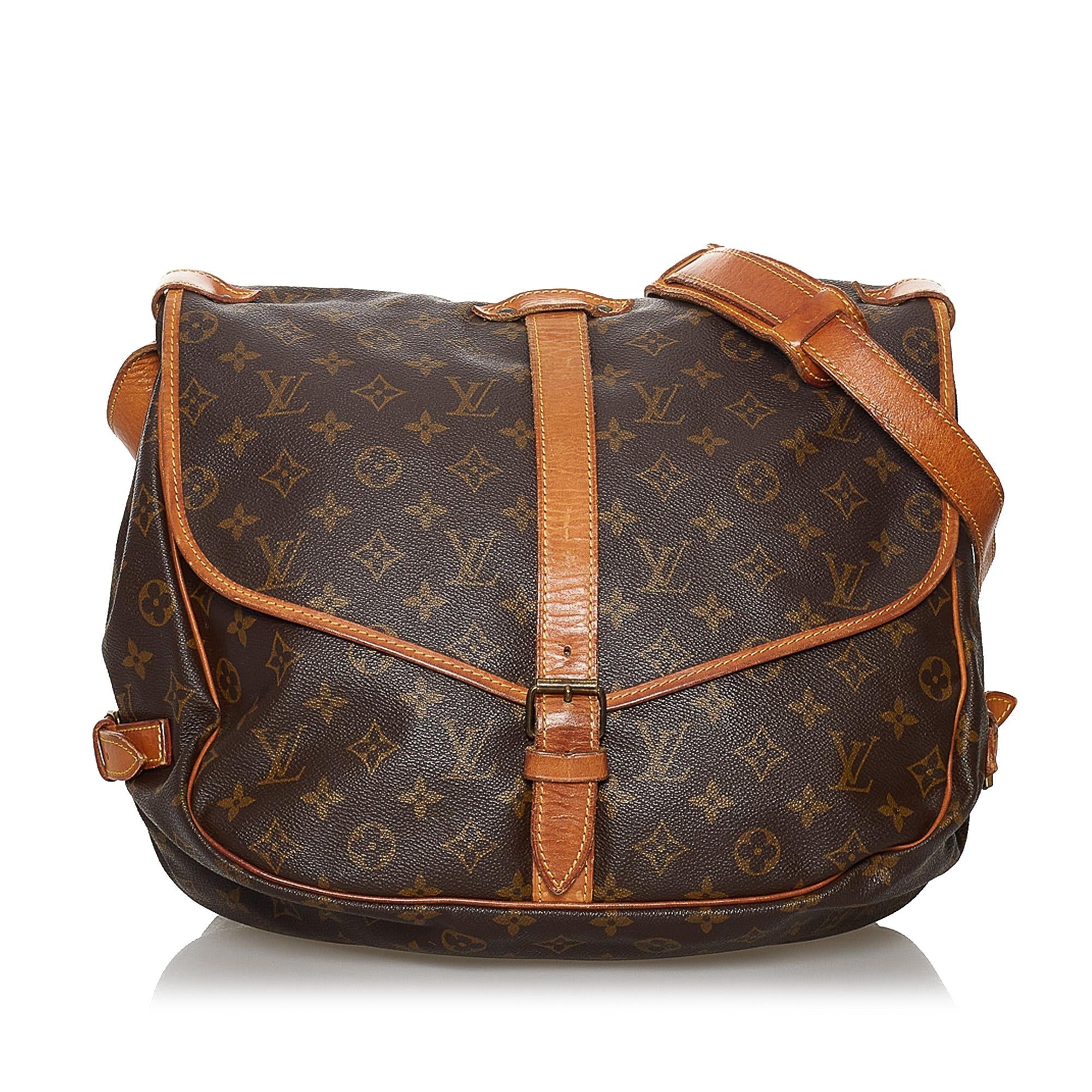 Louis Vuitton Monogram Saumur 35 (SHG-36329)