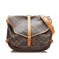 Louis Vuitton Monogram Saumur 35 (SHG-37029)